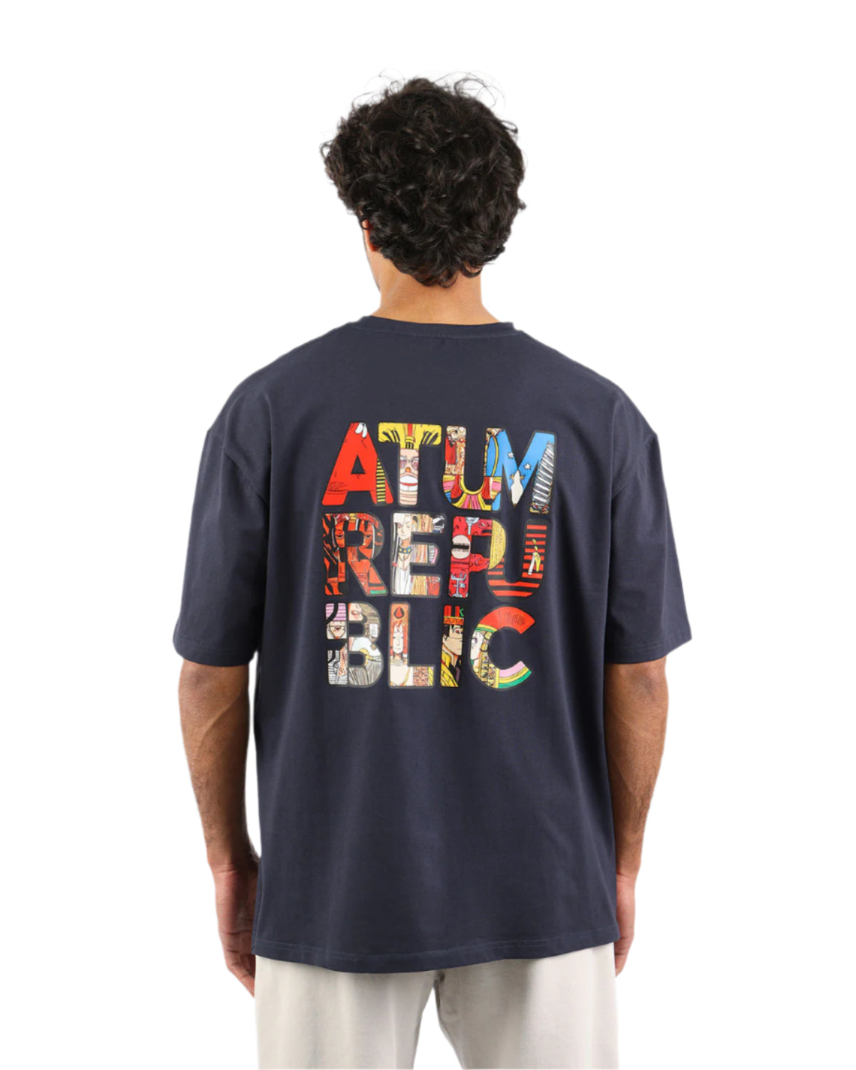 Cultural Republic Navy T-Shirt-Atum -58562785