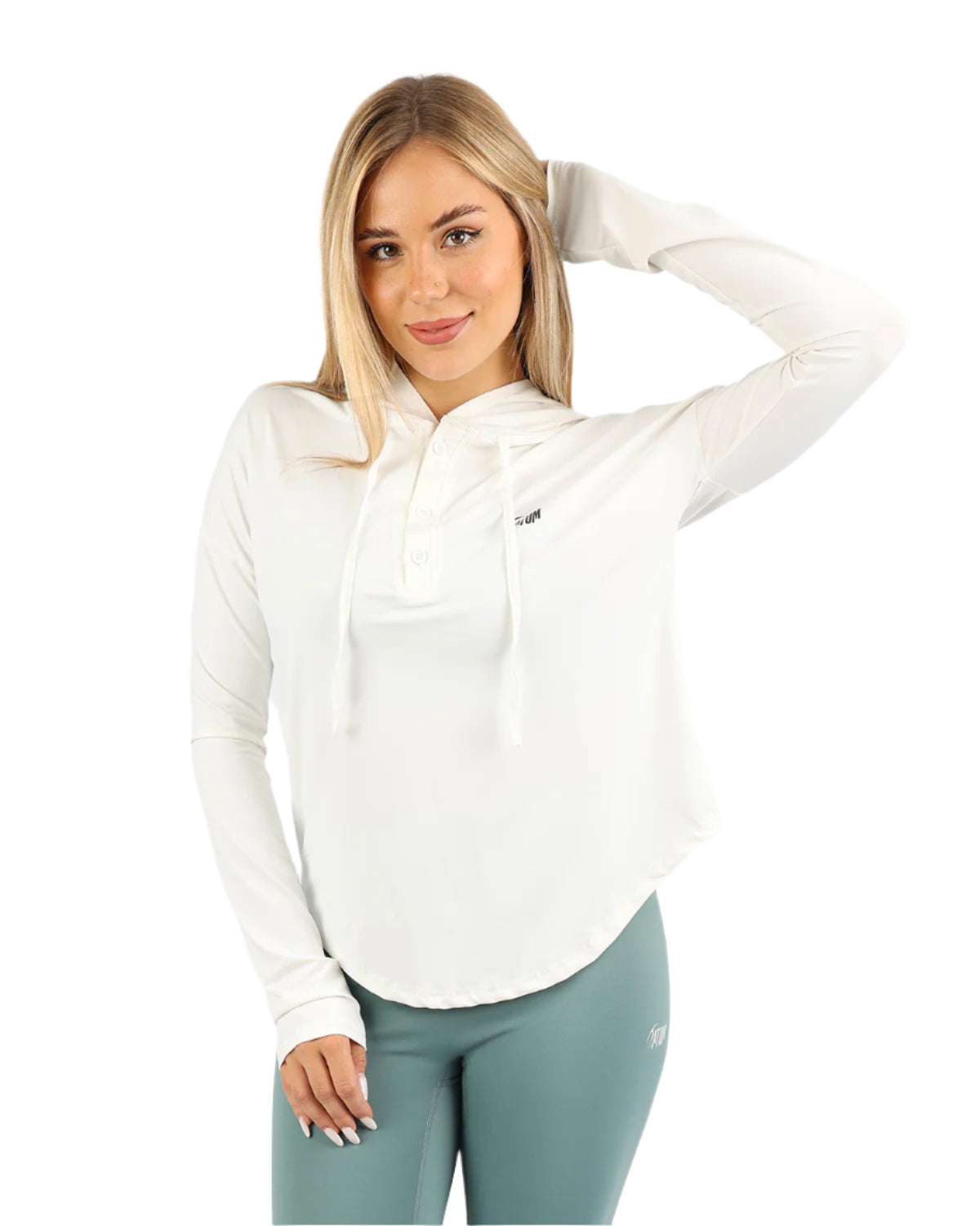 Breeze long Slevess Women's Hoodie Tee-Atum -84923461