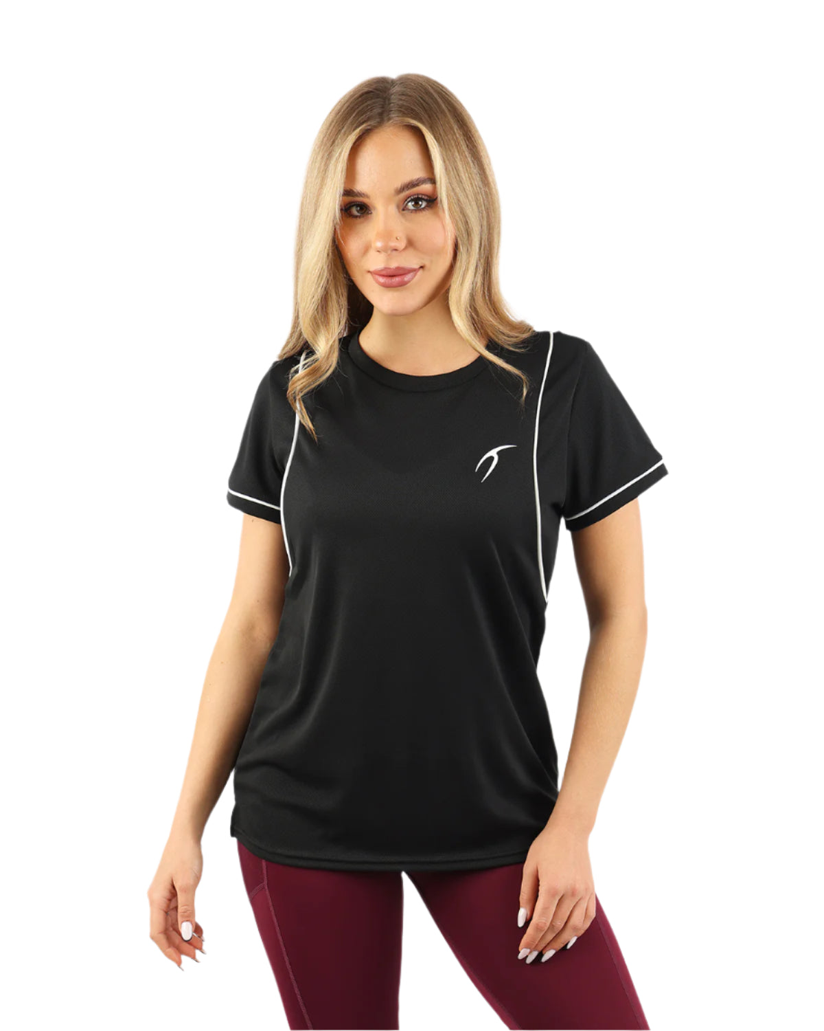 Ultra-Soft Cropped Black T-Shirt-Atum -52303885