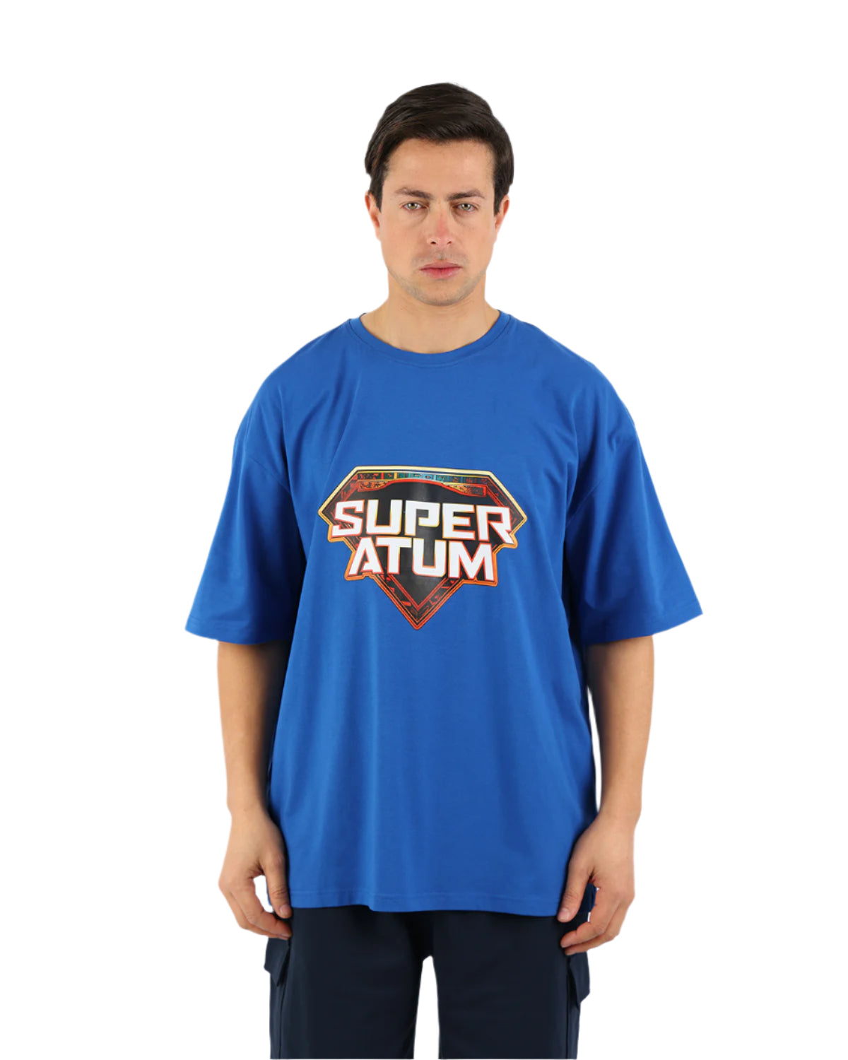 Supreme Blue Men's T-Shirt-Atum -15765108