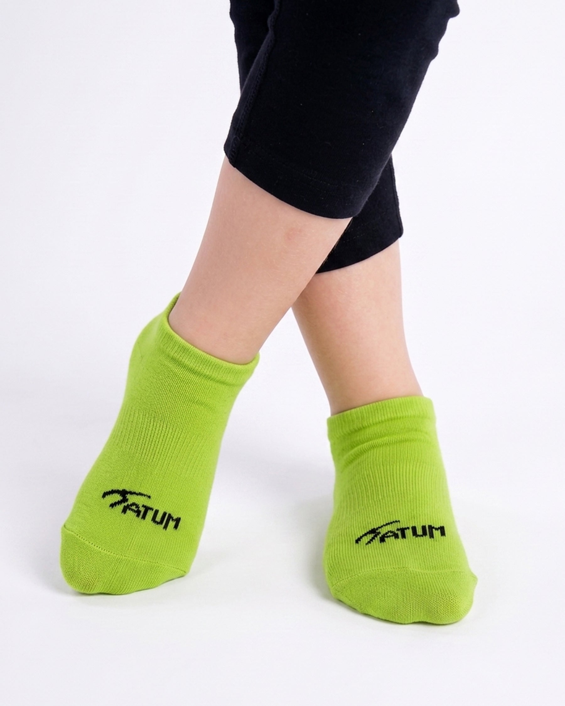 Kids Low-Cut MixGreen Training Socks-Pack of 3