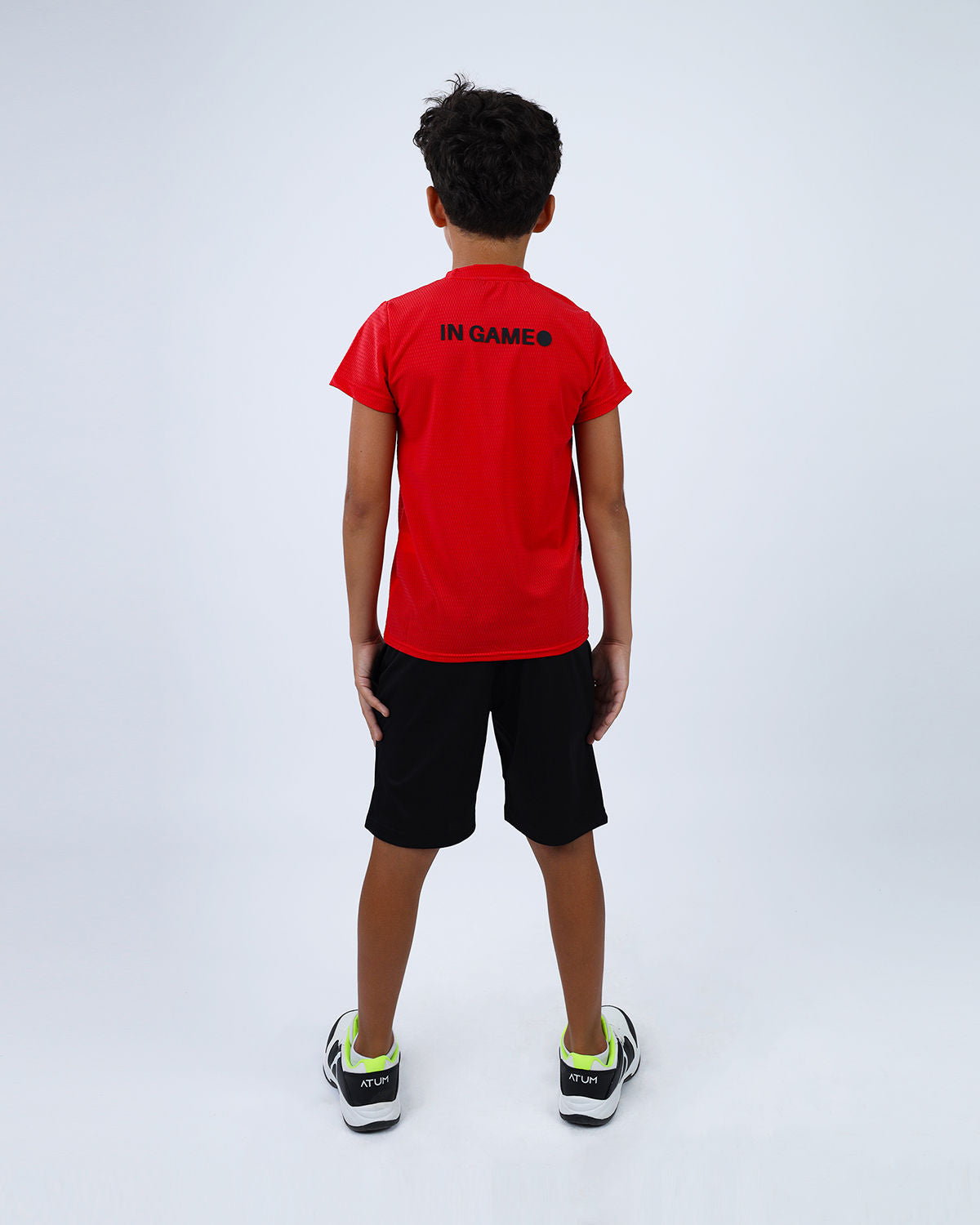 Crew Neck Short Sleeve Breathable Top-Atum -15976817