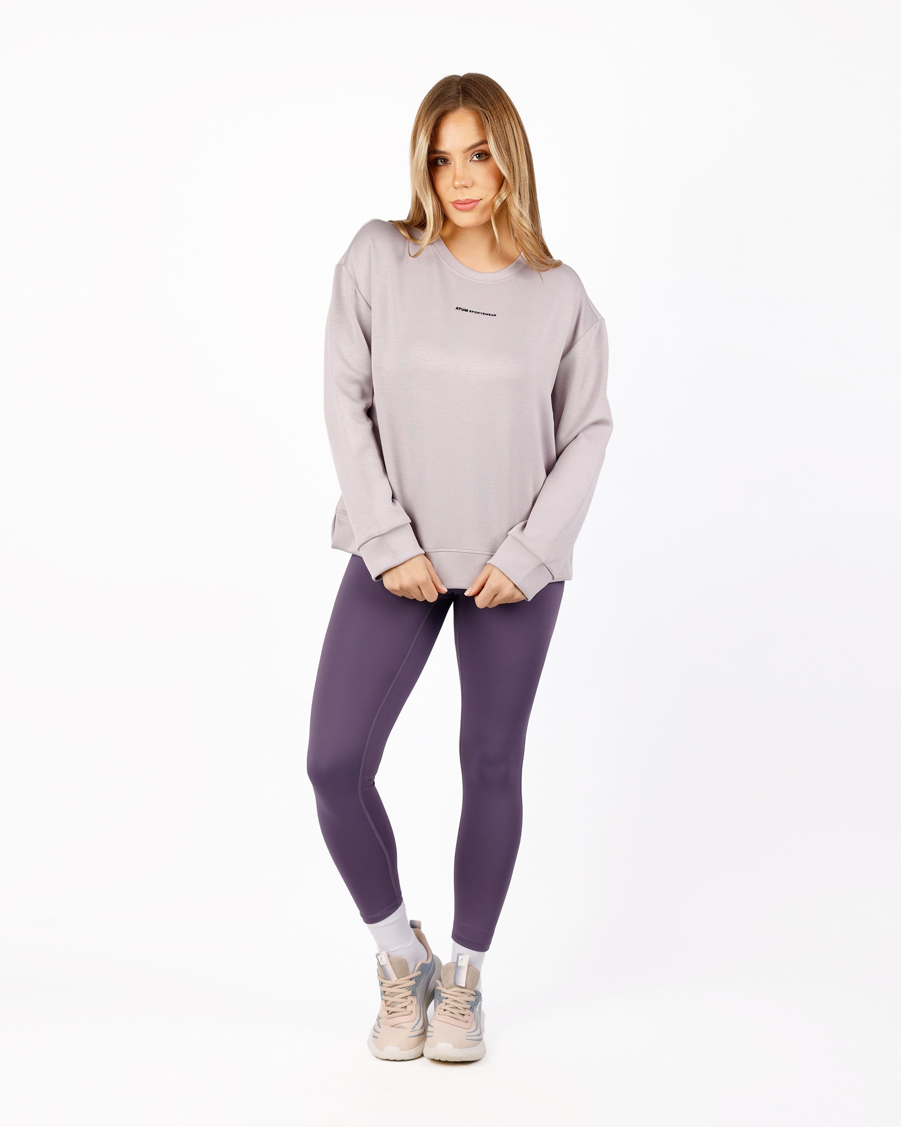 Essential Crew Light Purple Top-Atum -59418781
