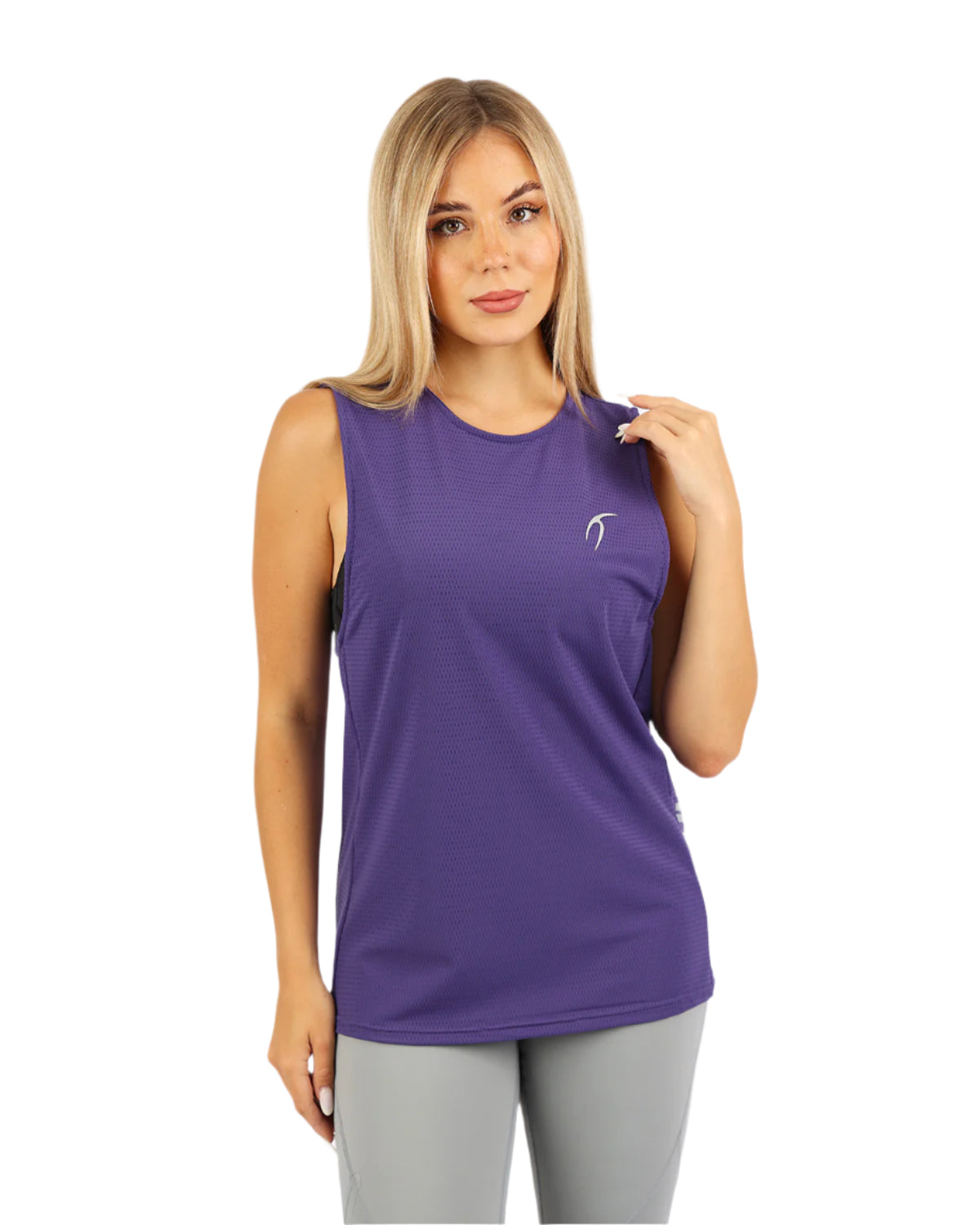 Victory Sleeveless Purple Tank Top-Atum -85166308