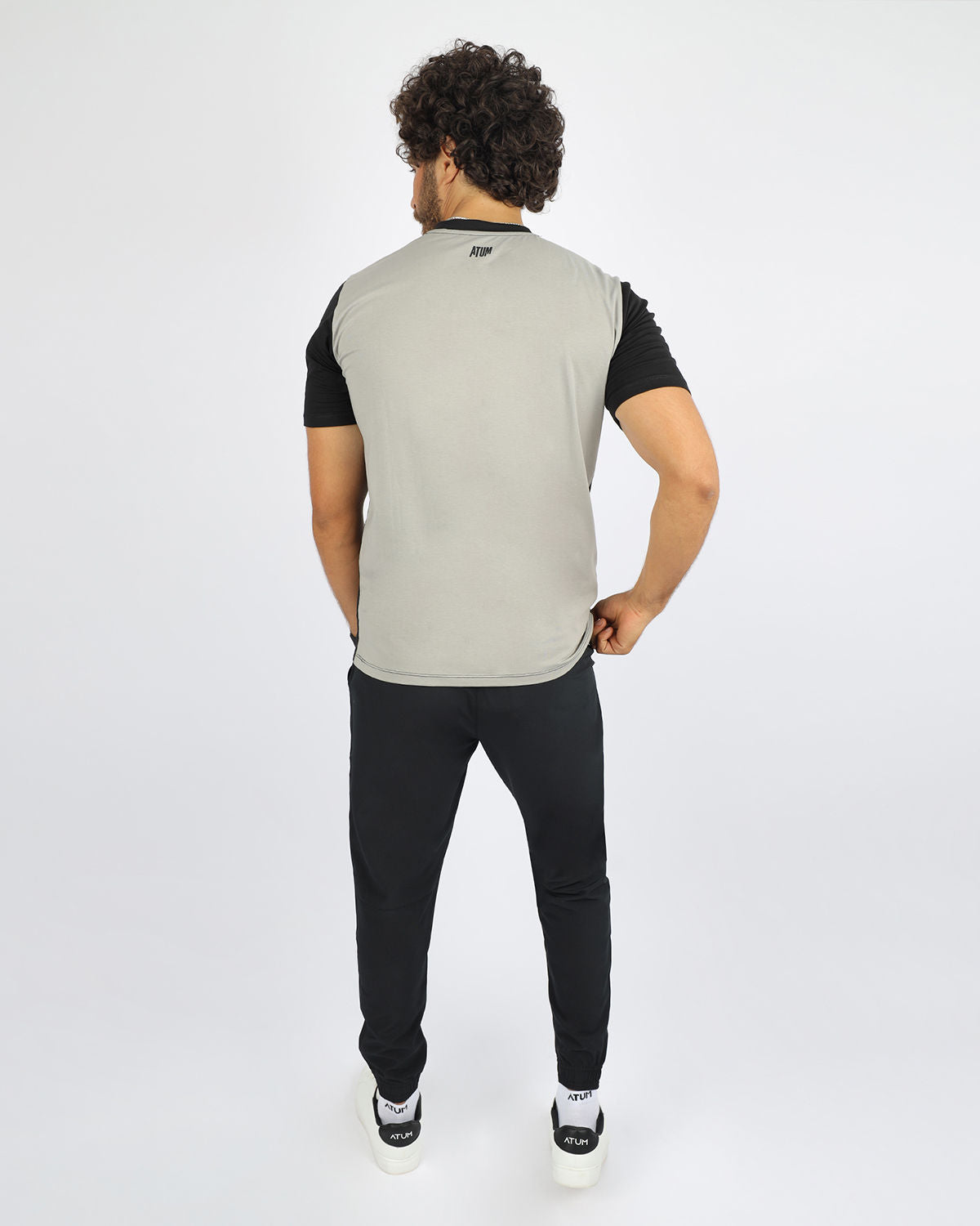 Men's Basic T- Shirt-Atum -74049064