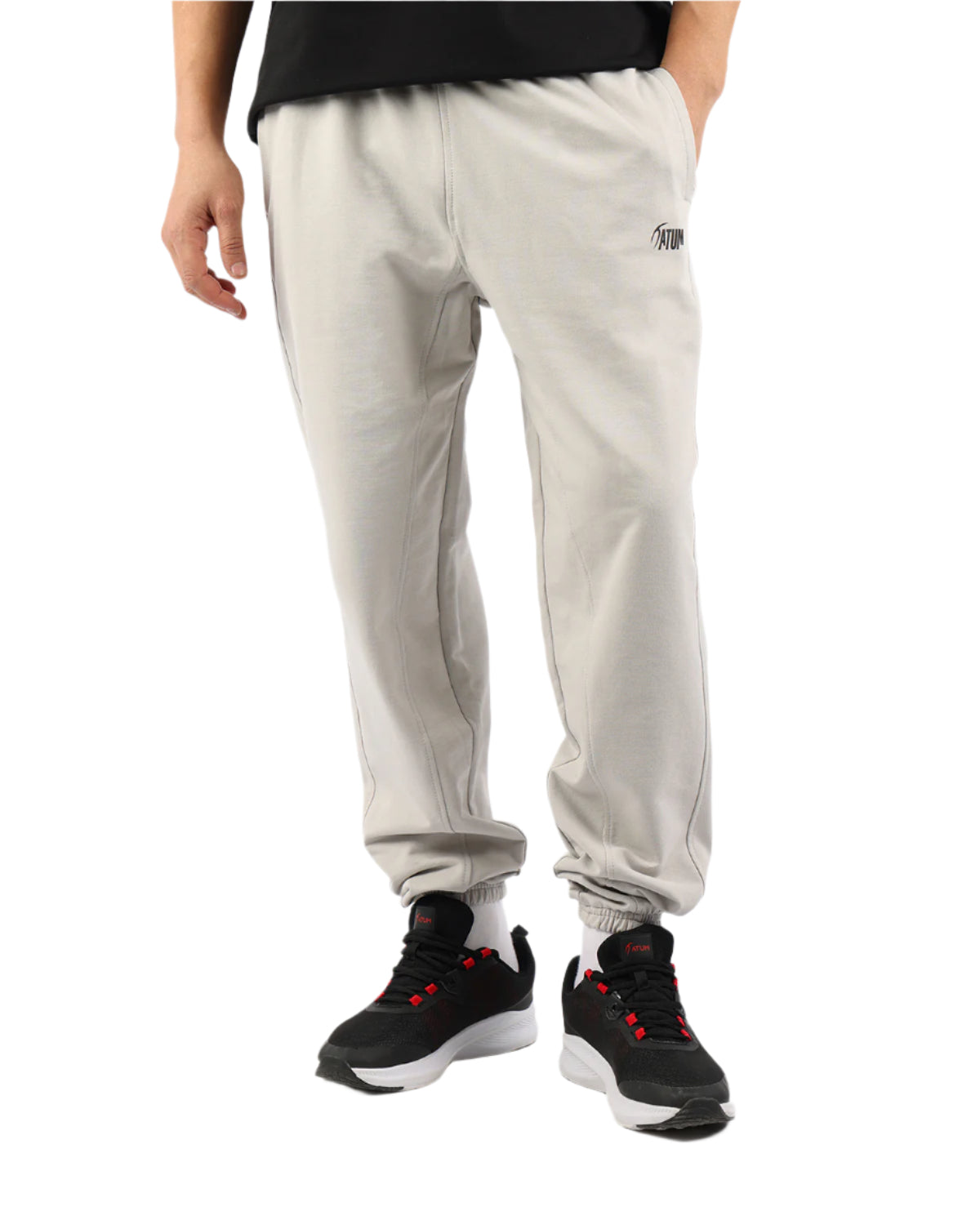Active Comfort Men's Gray Sweatpants-Atum -21456819