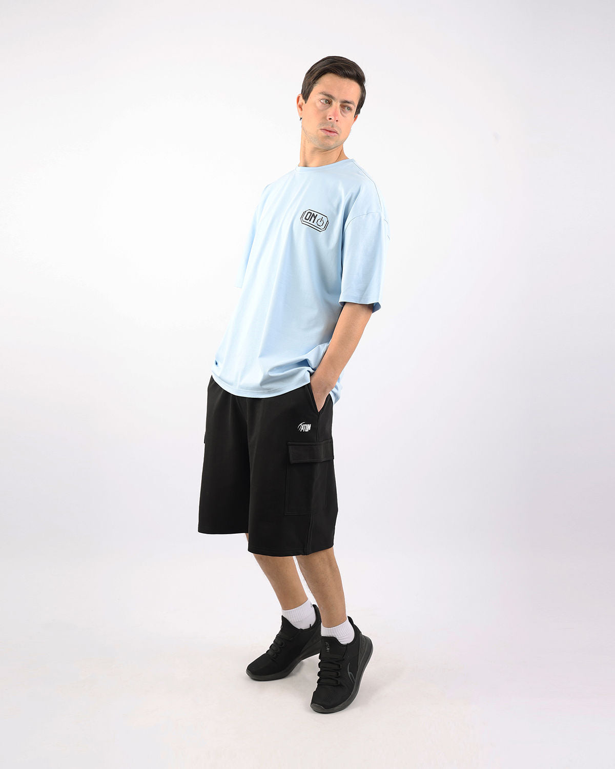 Adventure Mode Light Blue T-Shirt-Atum -12082283