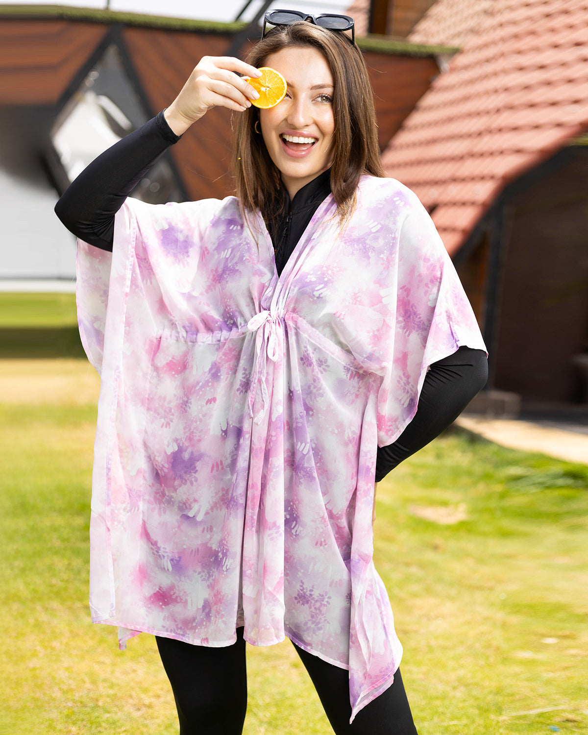 Blossom Breeze Rose Cover-Up-Atum -86620977