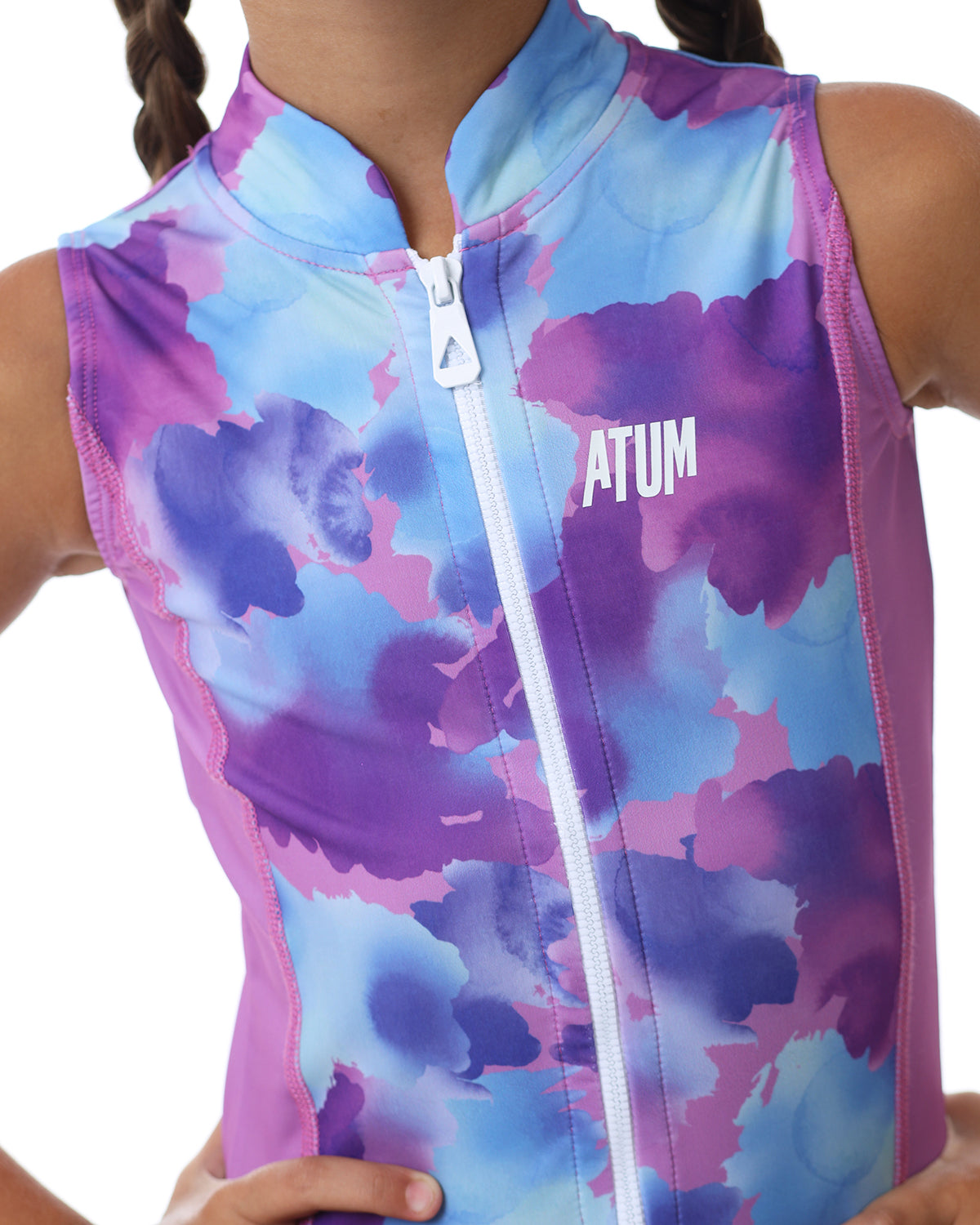 Elegant Splash Girls Lilac Jumpsuit-Atum -48493842