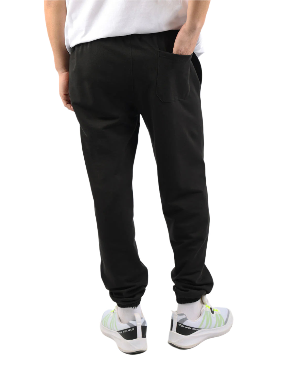 Active Comfort Men's Black Sweatpants-Atum -53103490