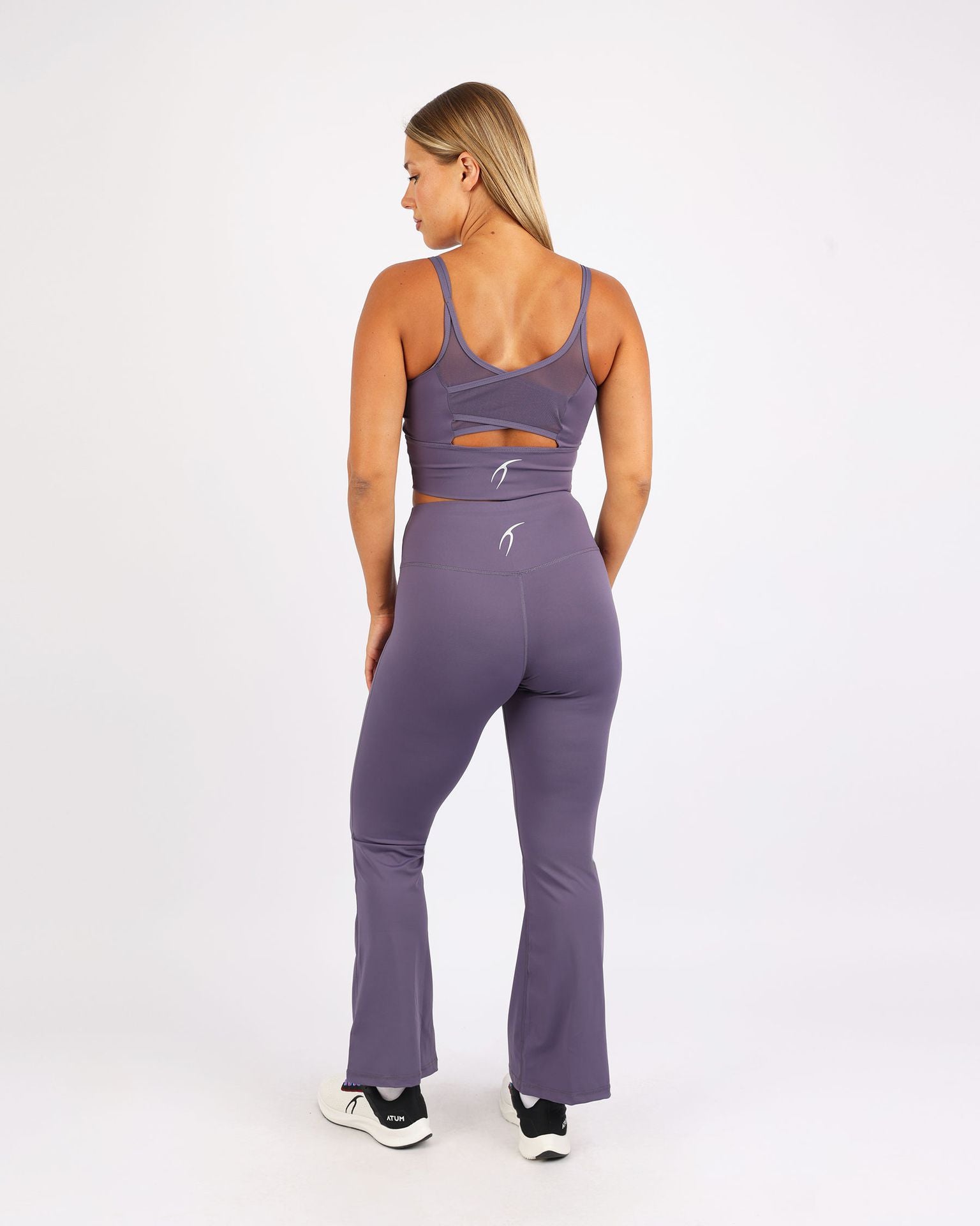 Wide Leg Yoga Violet Leggings-Atum -47173499