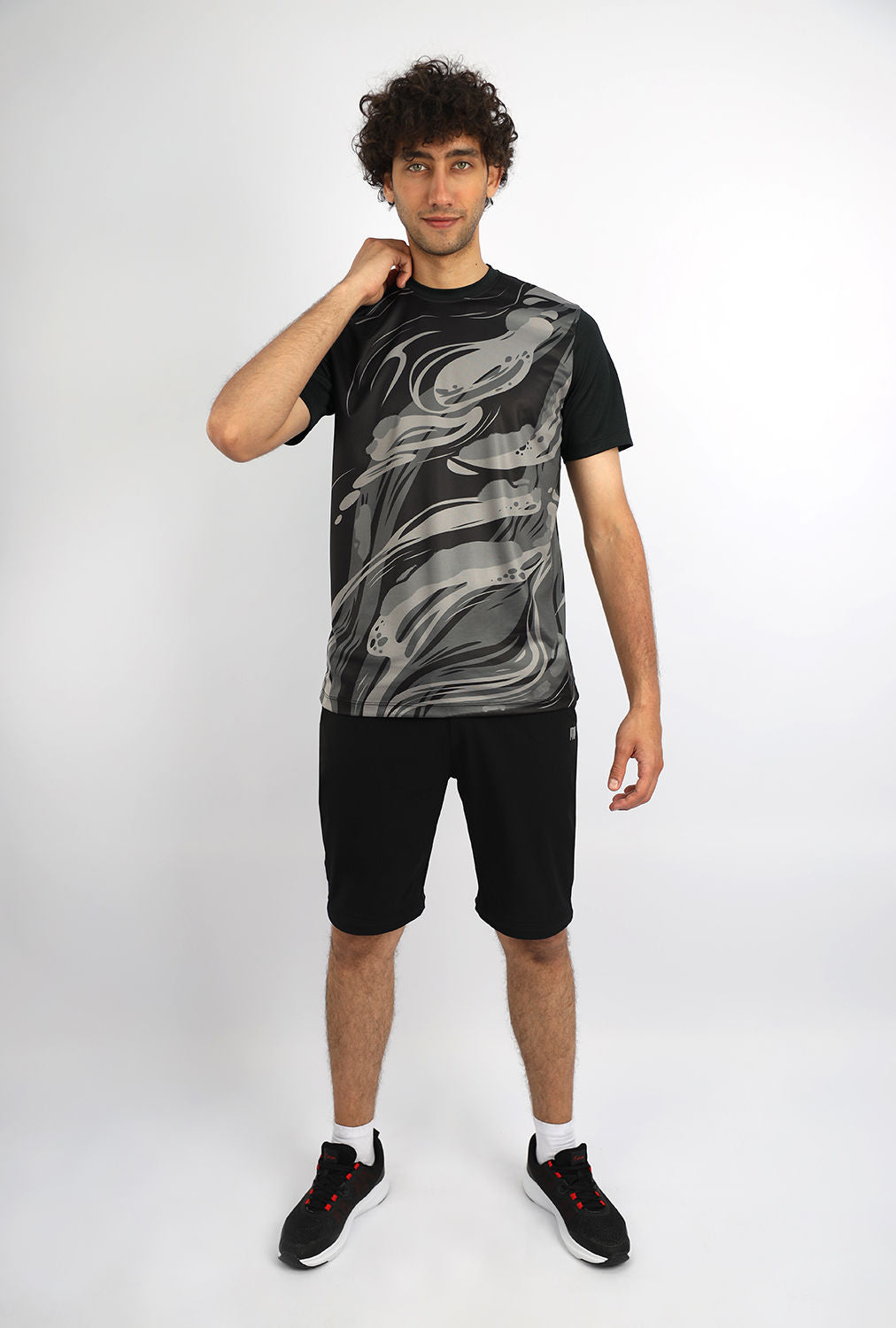 Men's Crew-Neck Black T-Shirt