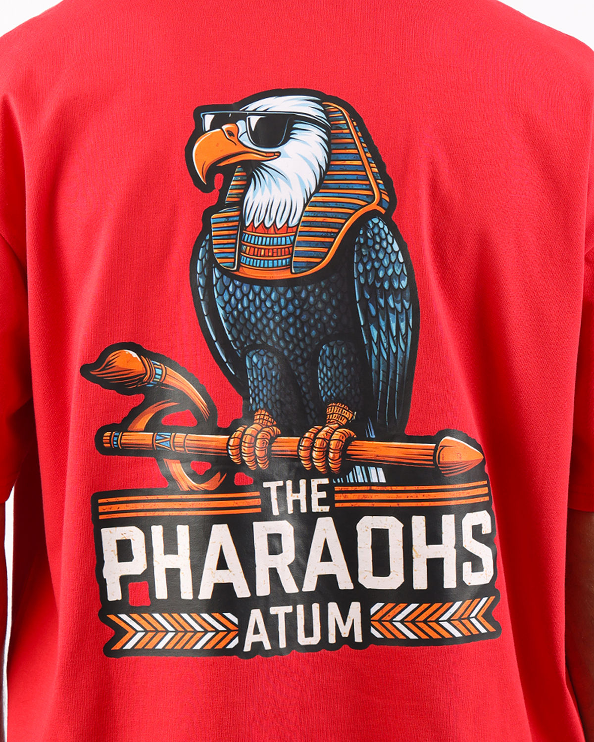 Pharaohs Legacy Red T-Shirt-Atum -86098599
