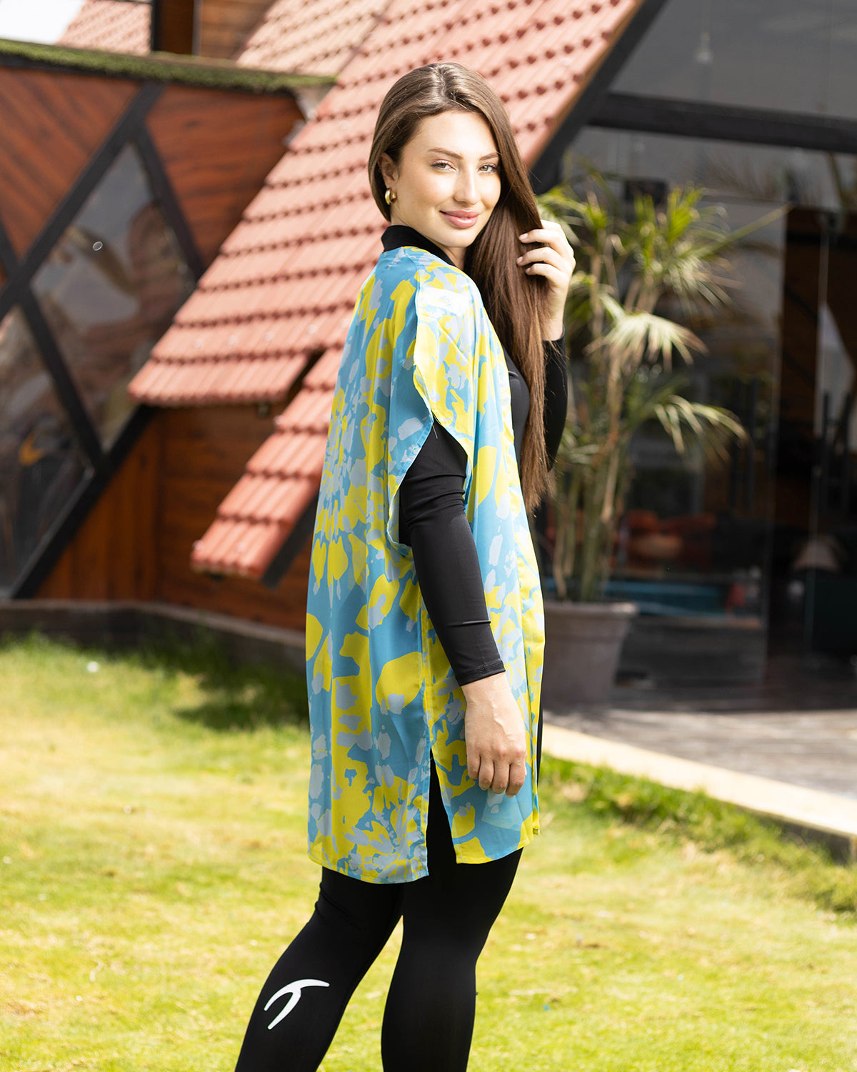 Golden Sands Yellow Kimono-Atum -87969370