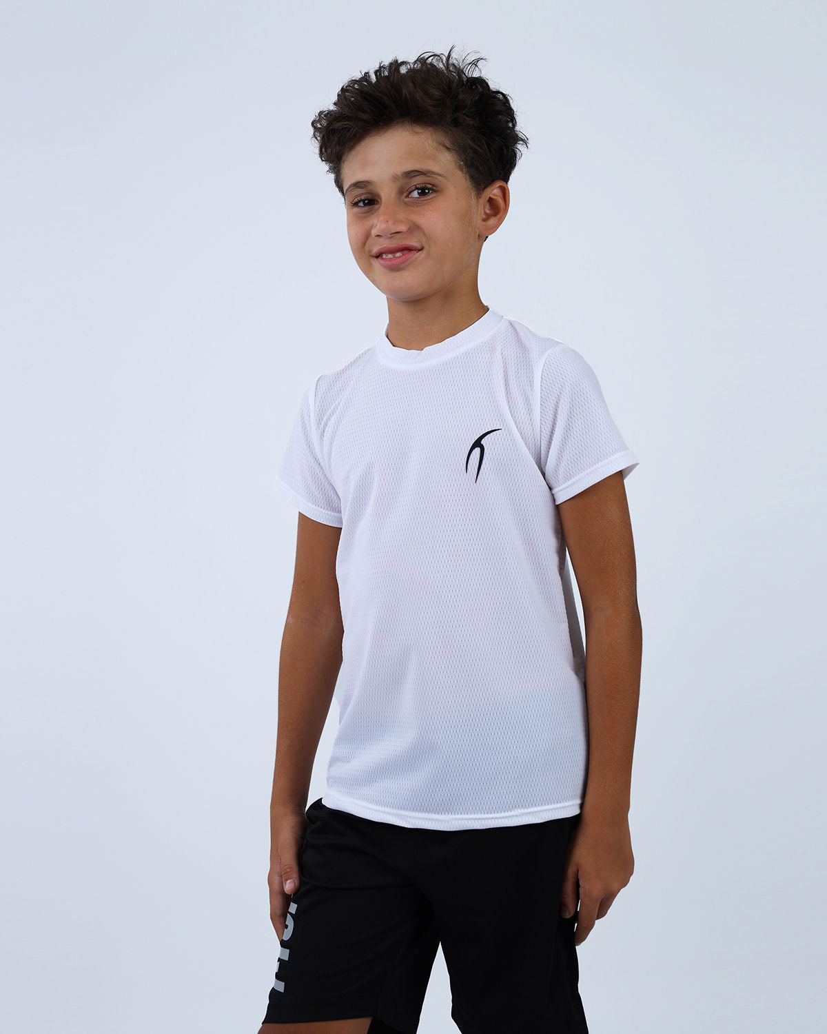 Crew Neck Short Sleeve Breathable Top-Atum -33093404