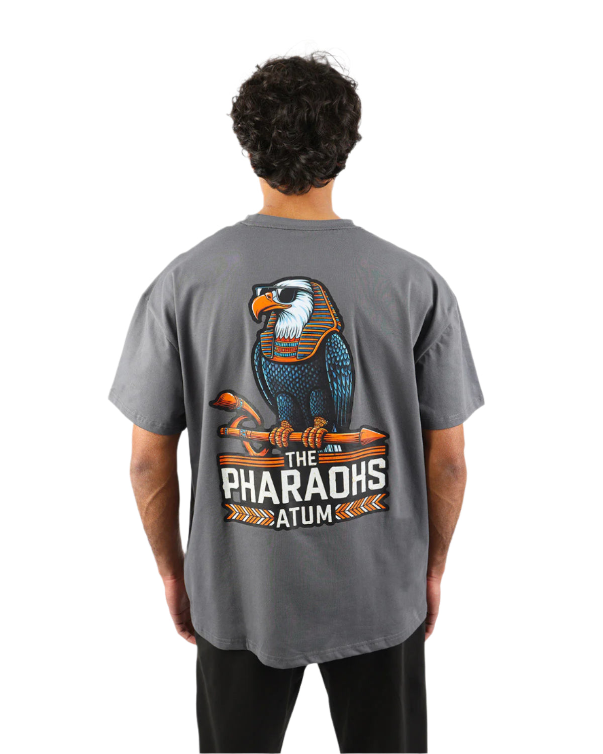 Pharaohs Legacy Dark Gray T-Shirt-Atum -49477061