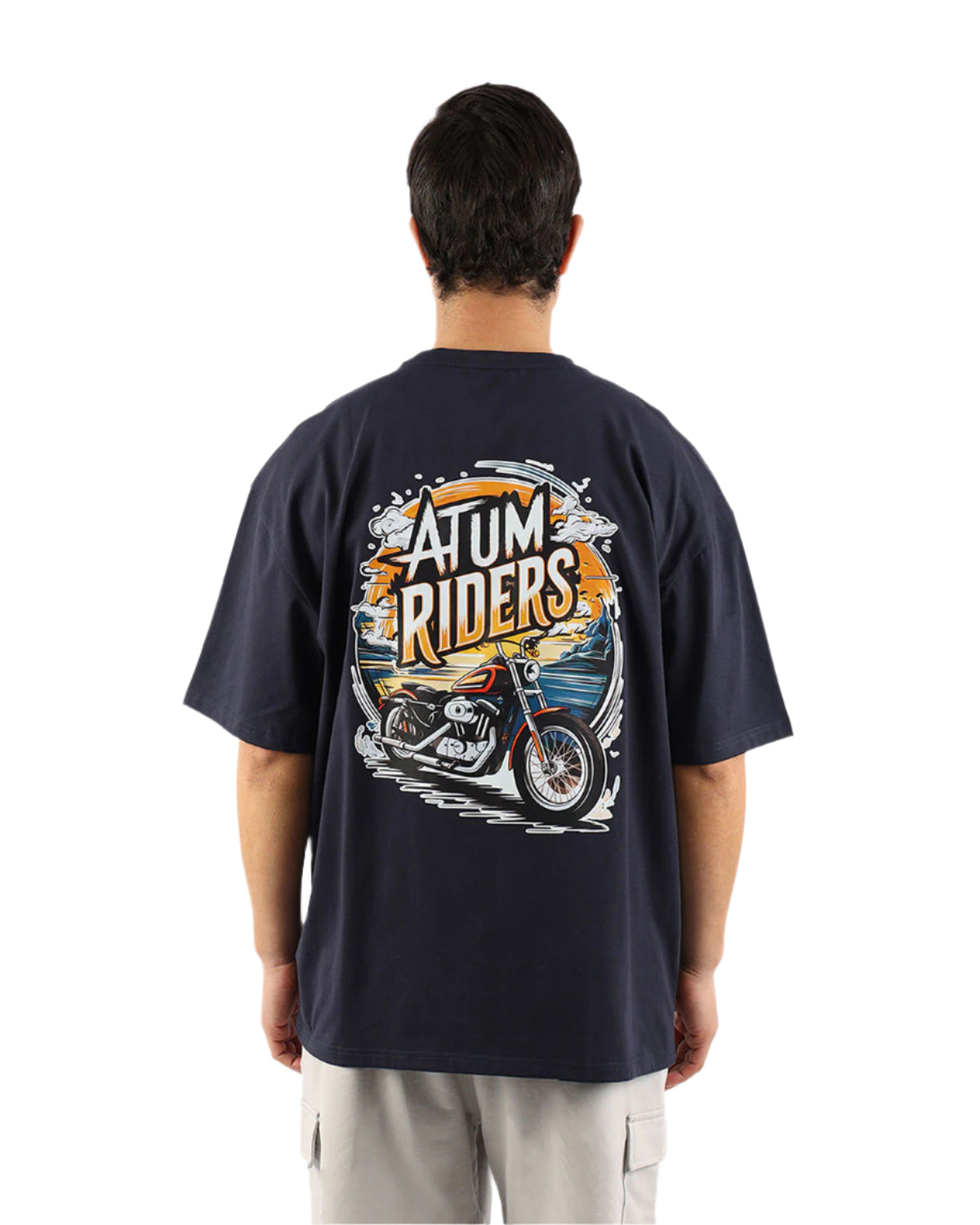 Highway Riders Navy T-Shirt-Atum -4041755
