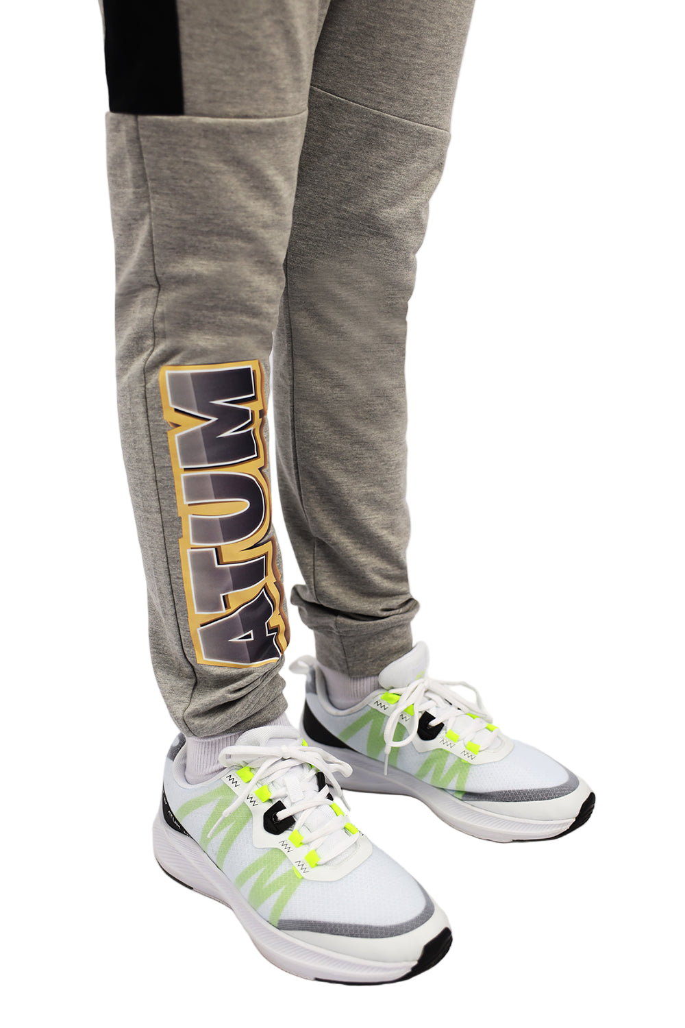 Boy's Basic Gray Sweatpants-Atum -20348857