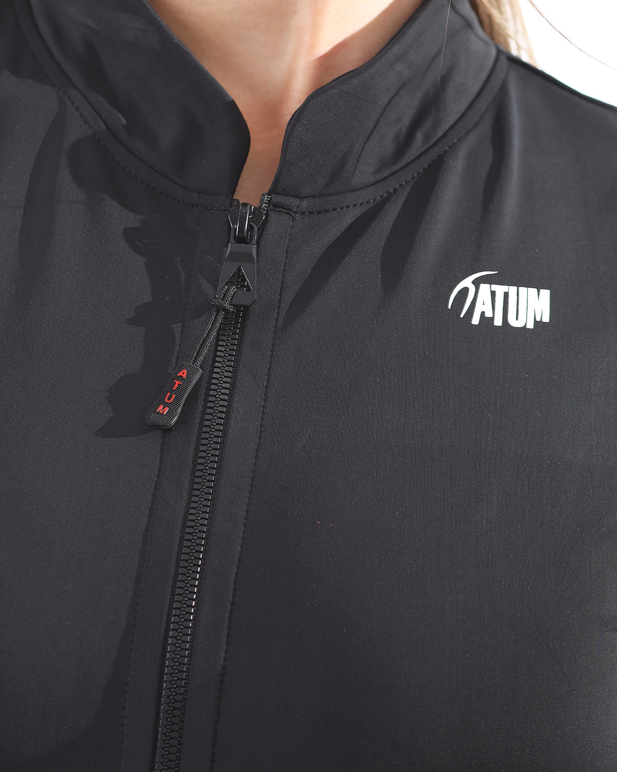 Basic Full Body Black Swimsuit-Atum -29244381
