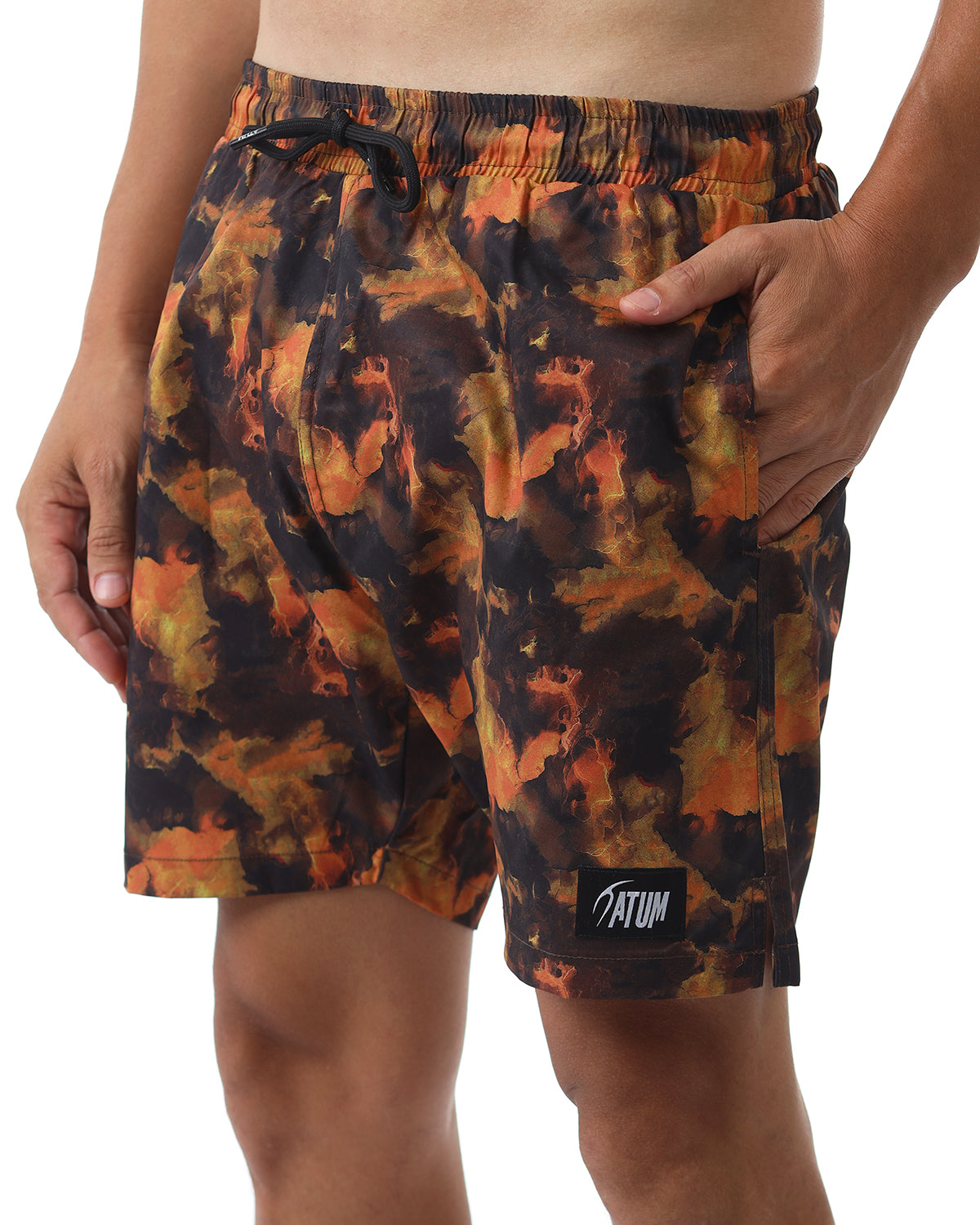 Horizon Orange Swim Short-Atum -48951517