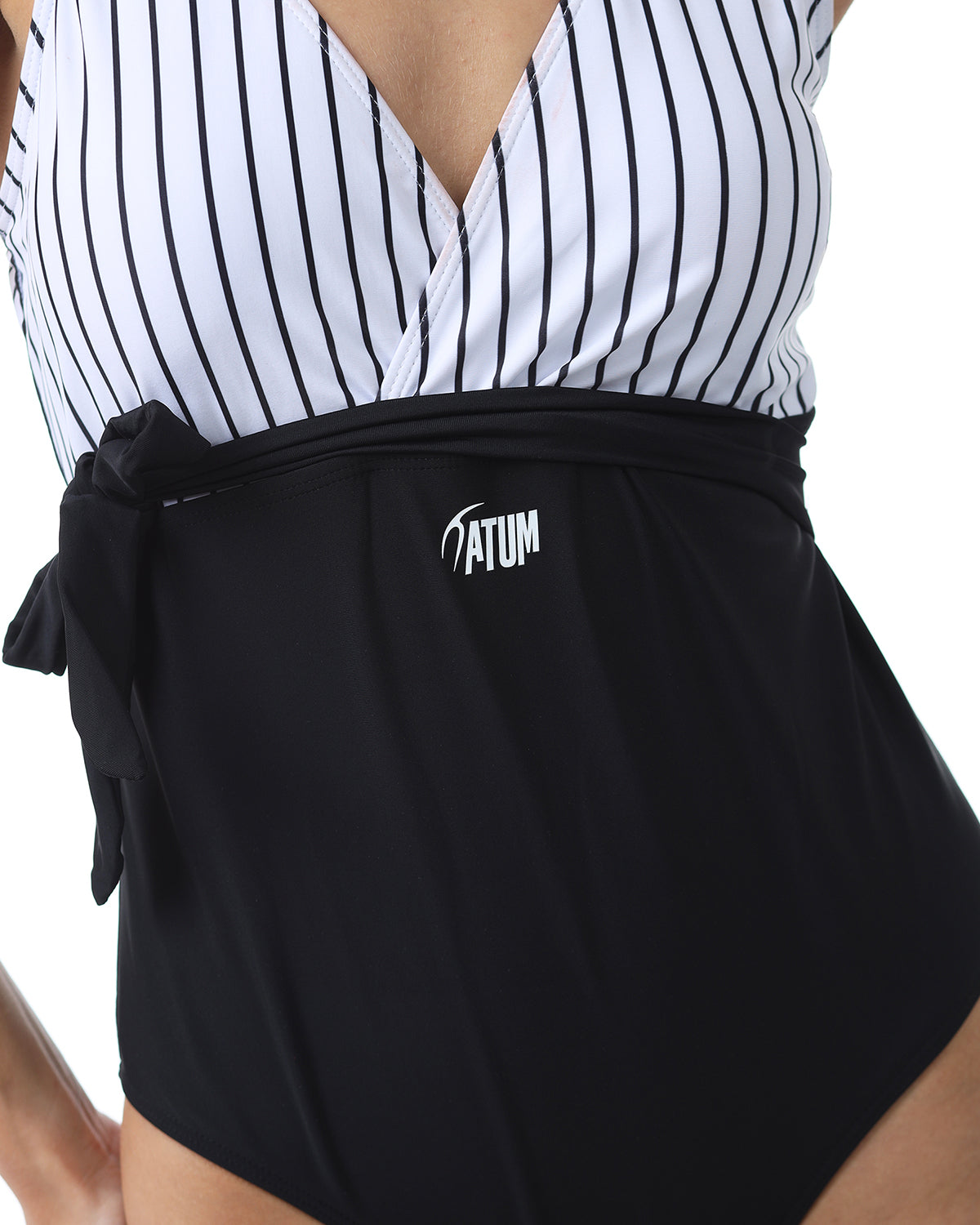 Coastal Charm Black Swimsuit-Atum -38942765