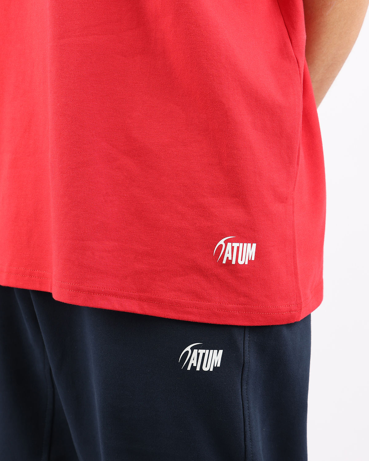 OverSized Basic Men's Red T-Shirt-Atum -54117259