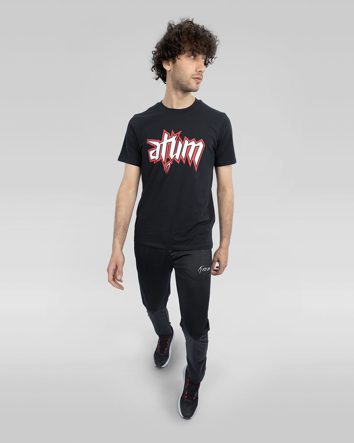 Men's Graphic Logo Black T-Shirt
