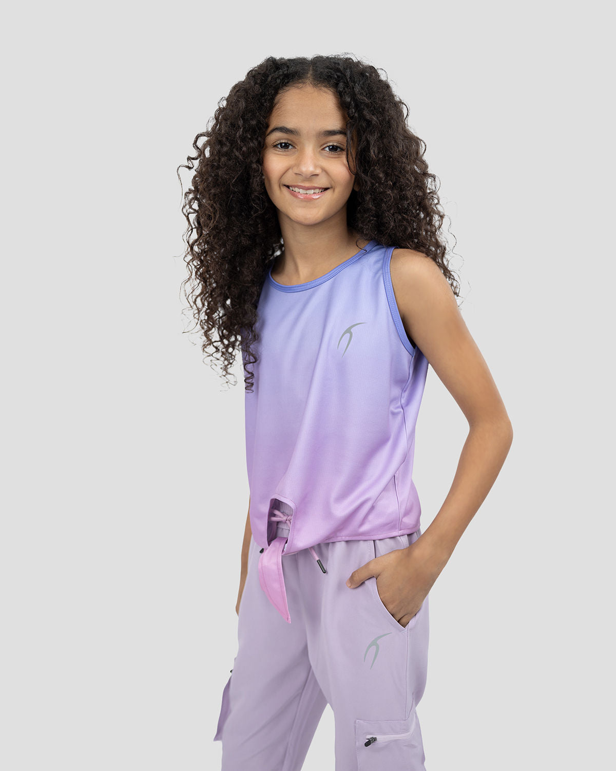 Girls Plain Tank Top-Atum -73610489