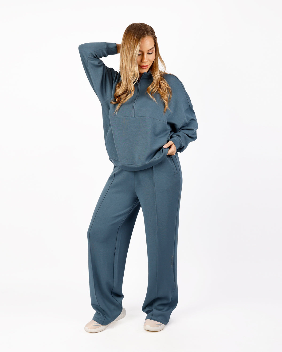 HalfZip Women's Blue Tracksuit-Atum -59705402