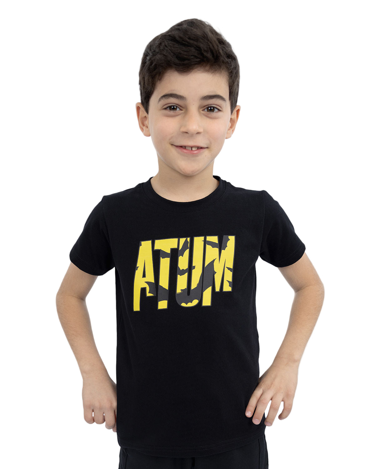 Super Hero Boy's Yellow T-Shirt-Atum -73715217