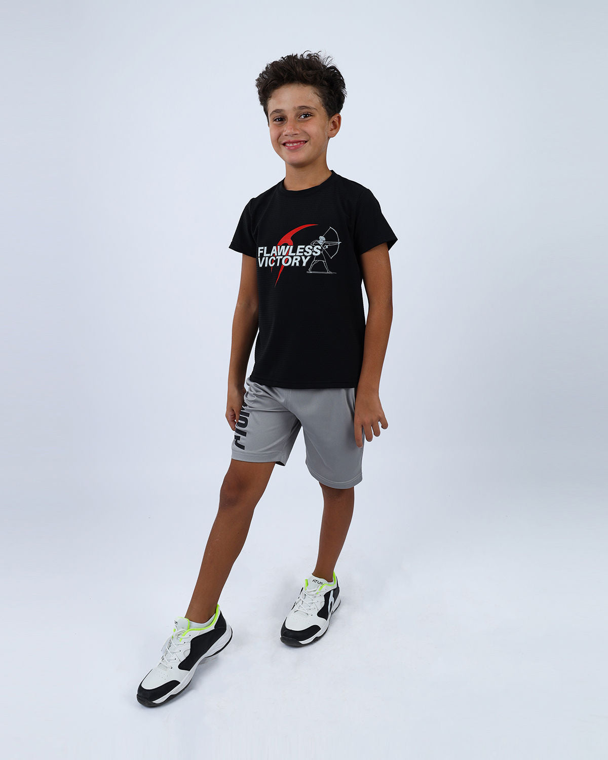 Knight Victory Sports Black T-Shirt-Atum -90003745