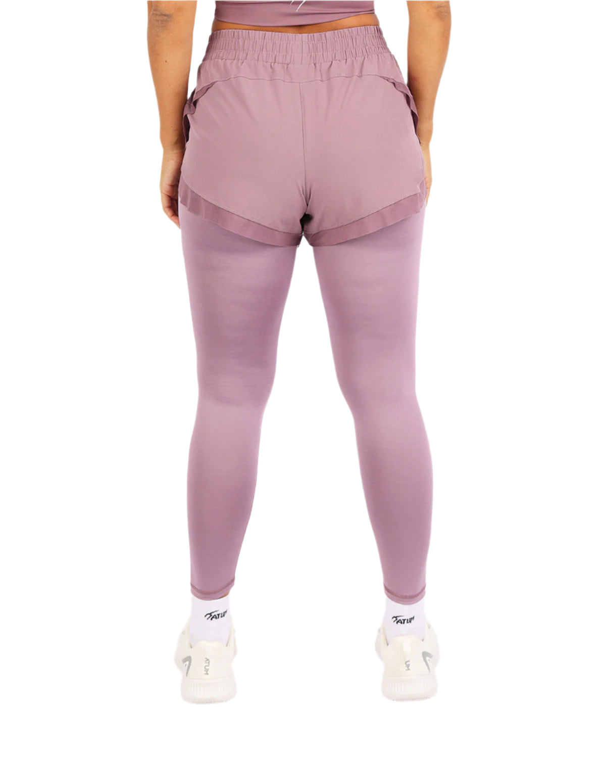 Pocket Wave Skort Purple Leggings-Atum -26518914