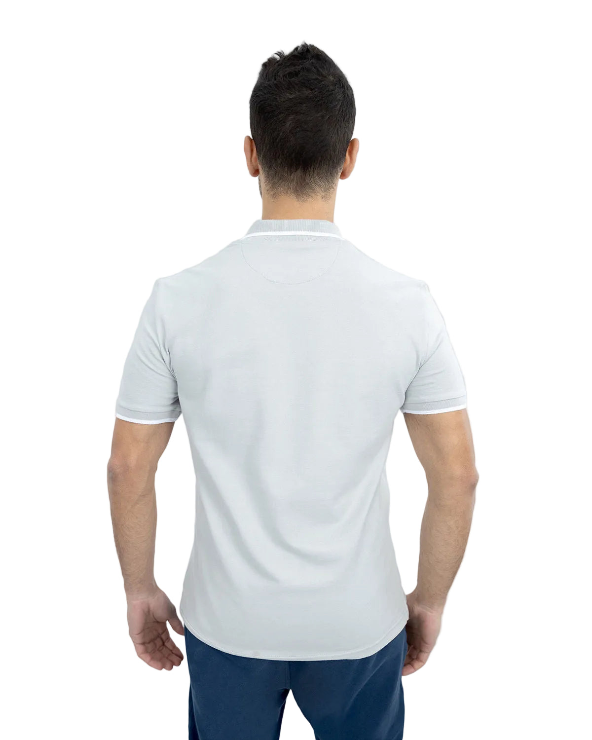 Men's Gray Polo Shirt