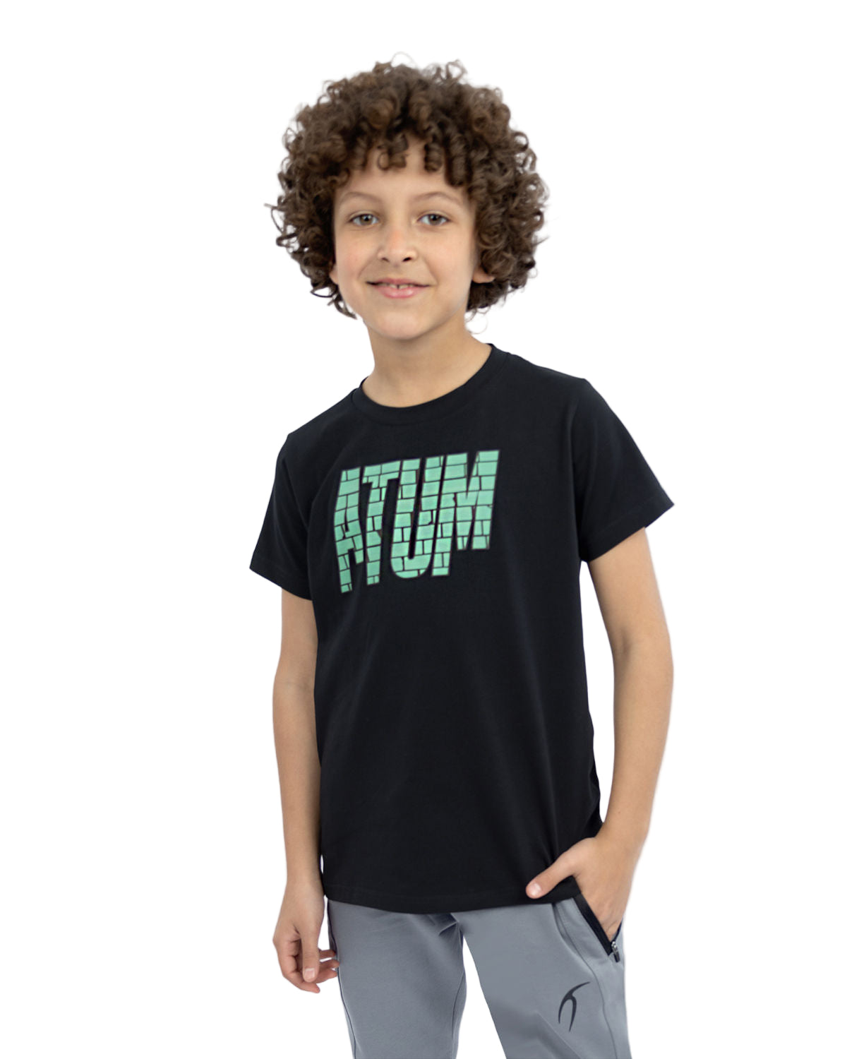 Super Hero Boy's Green T-Shirt-Atum -78645440