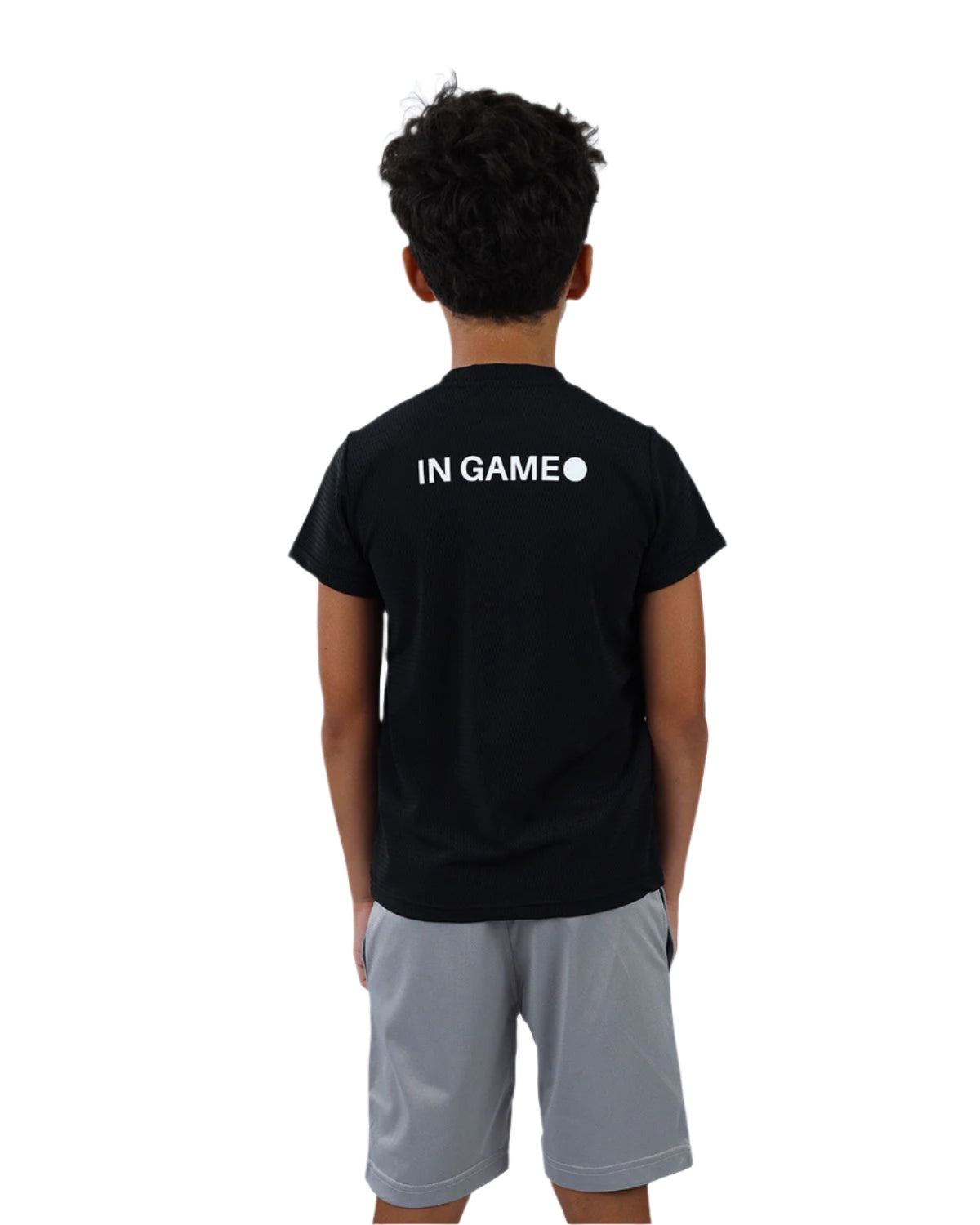 Crew Neck Short Sleeve Breathable Top-Atum -24755261