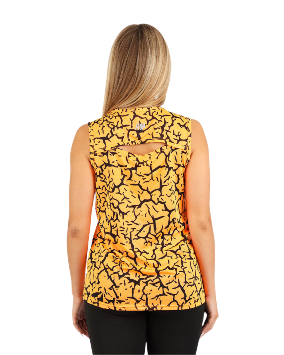 Hyper Sleeveless Orange Tank Top-Atum -48389037