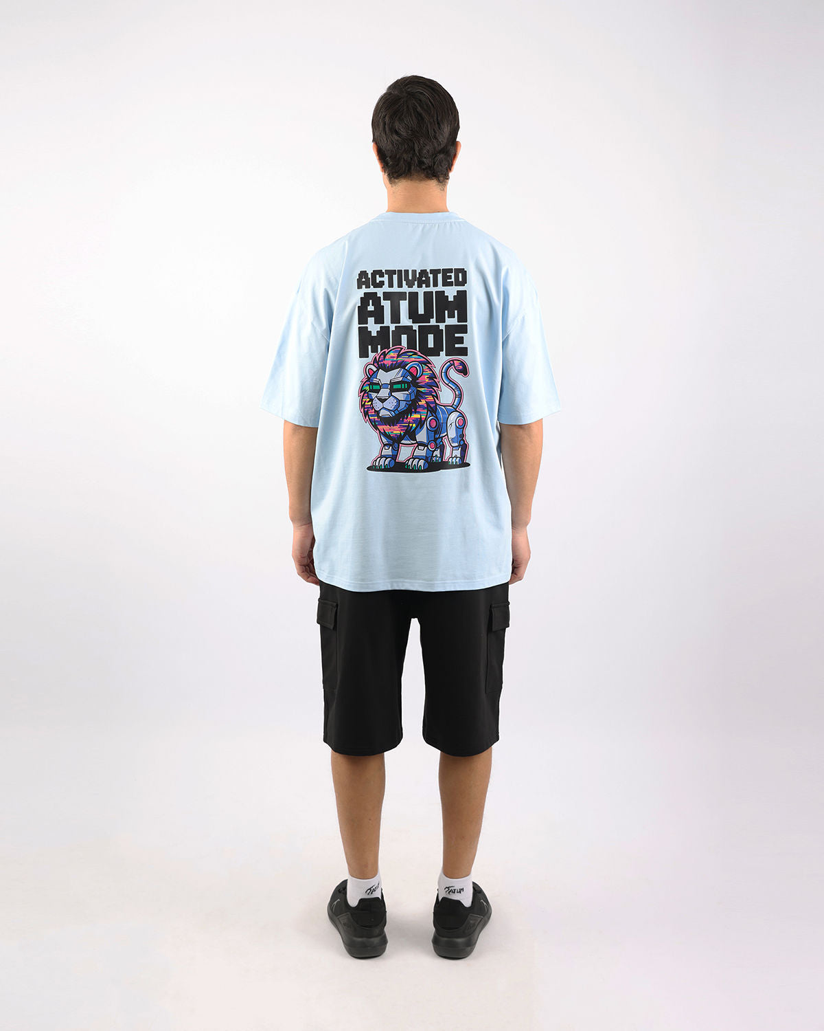 Adventure Mode Light Blue T-Shirt-Atum -79193757