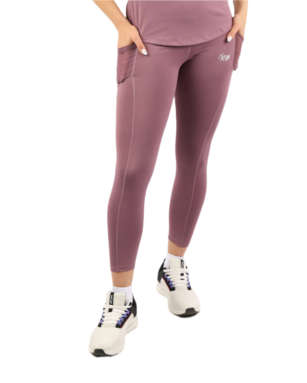Pocket Flex Capri Violet Leggings-Atum -64833739