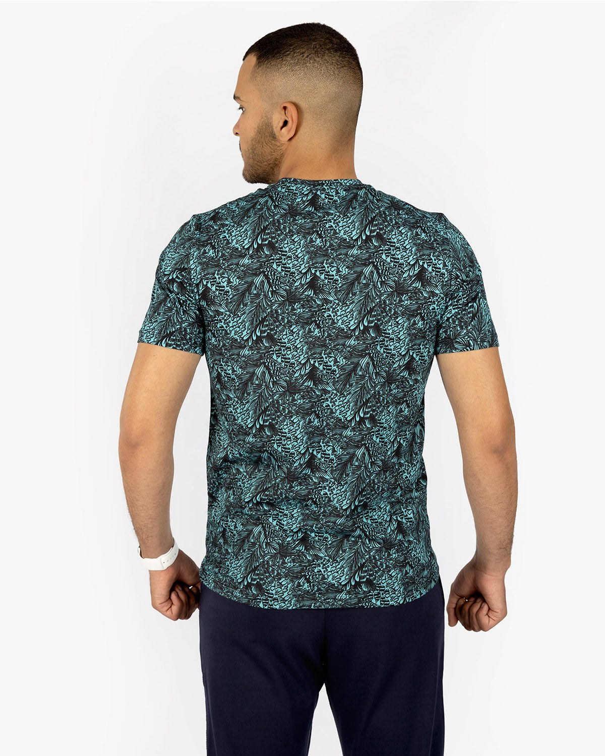 Splash Clash Forest Blue T-Shirt-Atum -14311725
