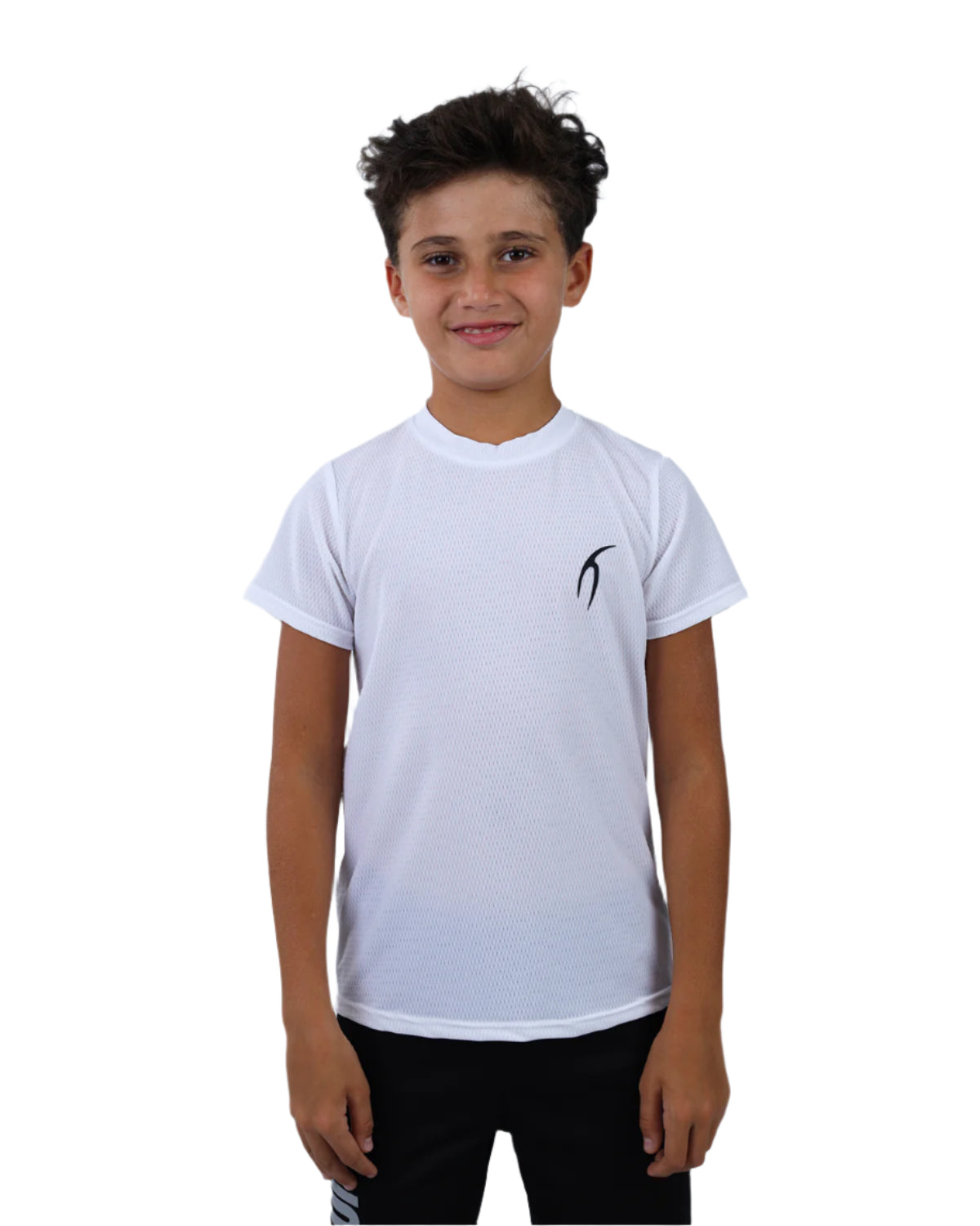Crew Neck Short Sleeve Breathable Top-Atum -88987270