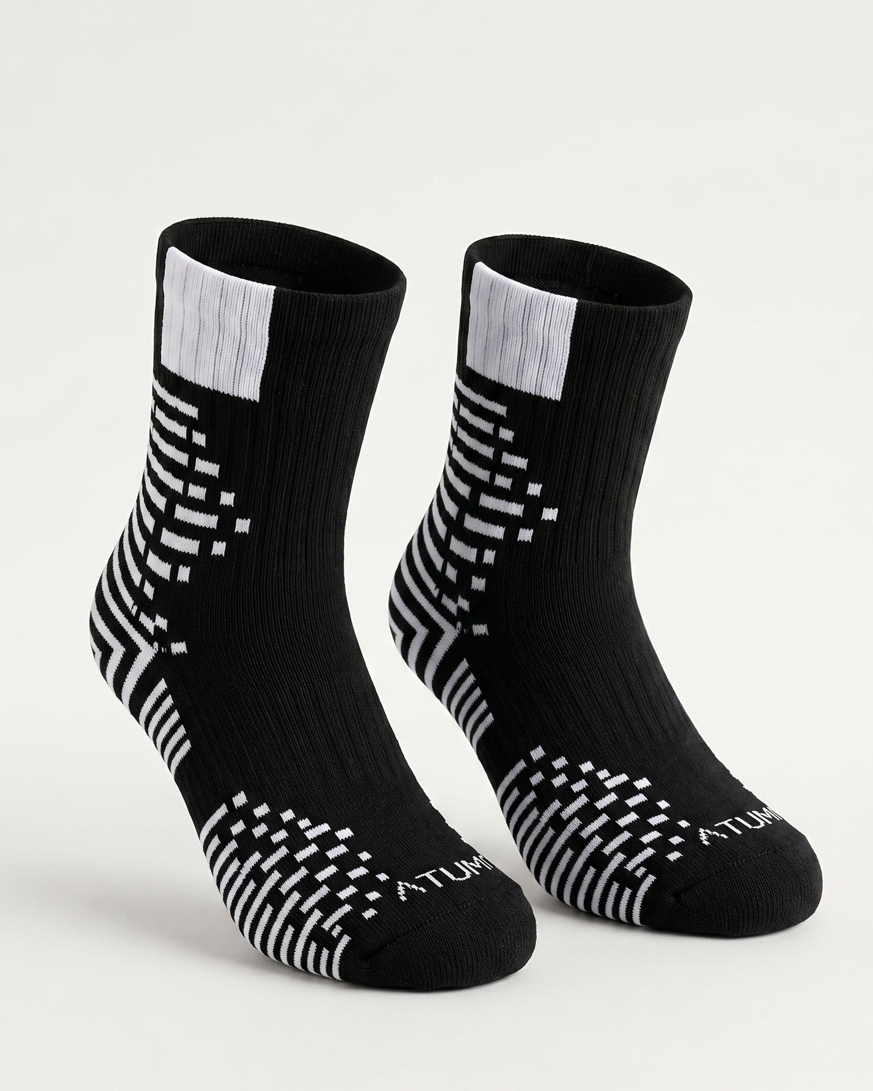 Kids Mid-Crew Black-Tex Training Socks