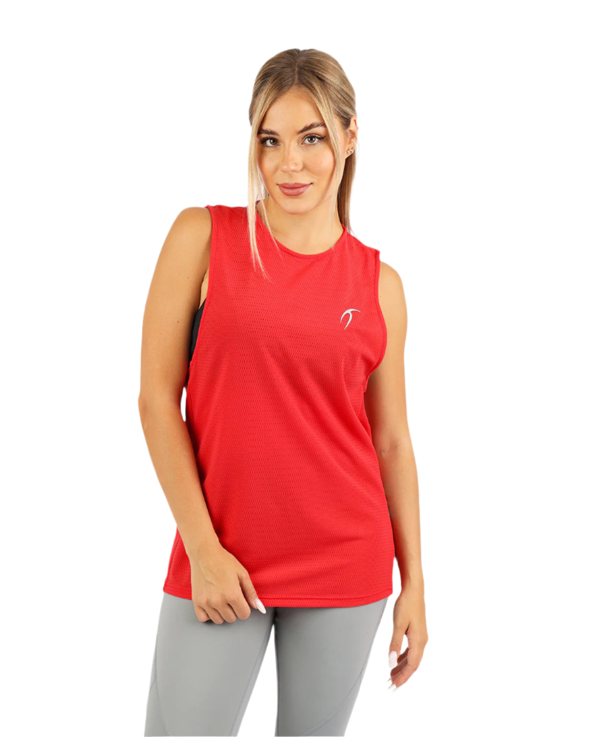 Victory Sleeveless Red Tank Top-Atum -63704592