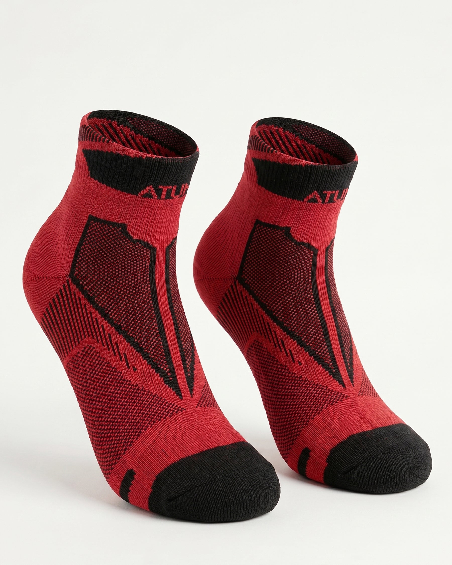 Adults Unisex Low-Cut Red Training Socks
