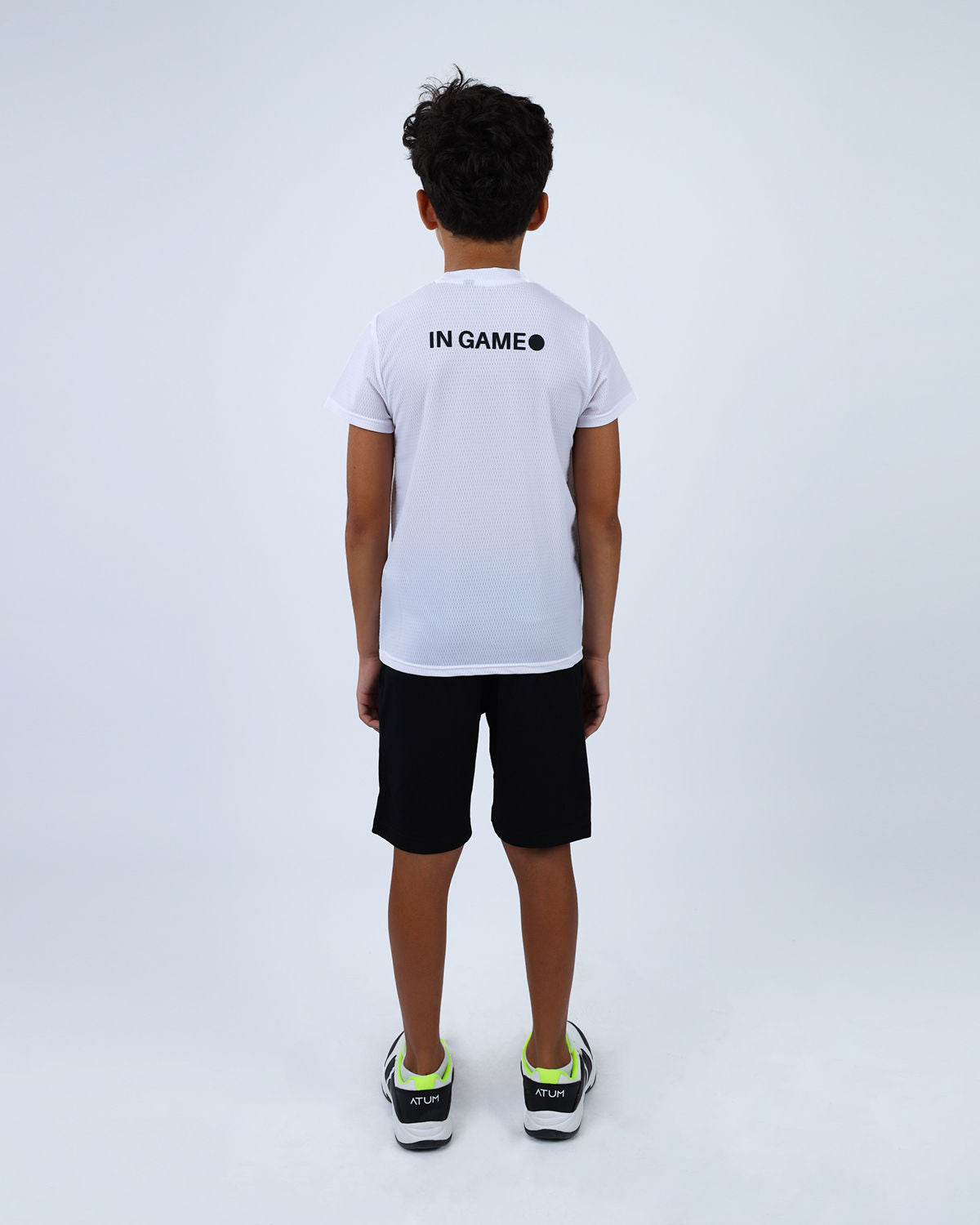 Crew Neck Short Sleeve Breathable Top-Atum -85329766