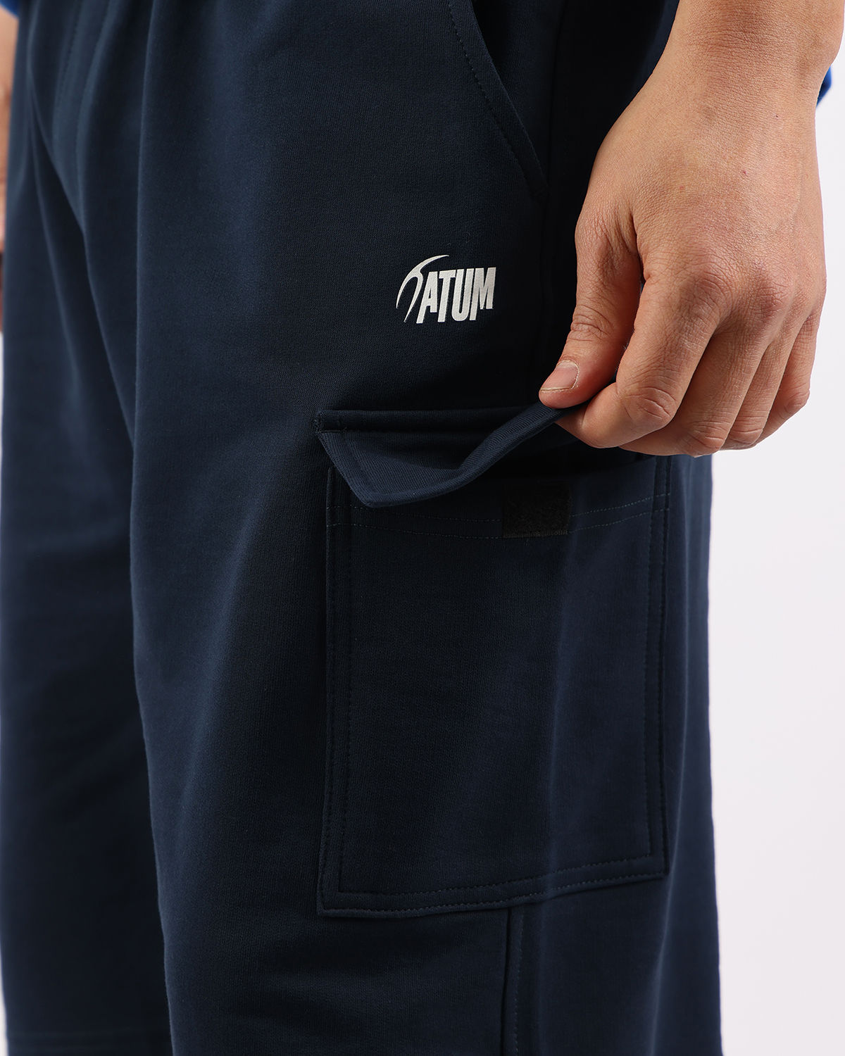 Essential Cargo Men's Navy Shorts-Atum -67994014