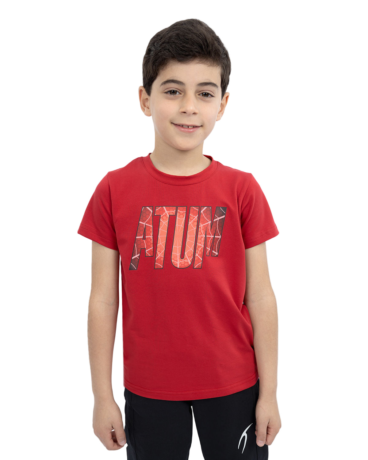 Super Hero Boy's Red T-Shirt-Atum -23651634