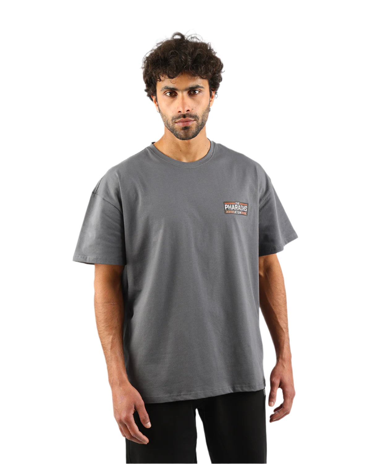 Pharaohs Legacy Dark Gray T-Shirt-Atum -35217131