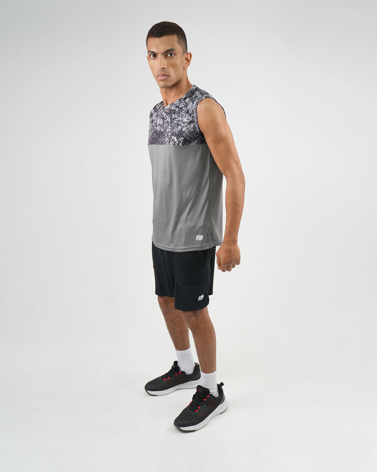 Workout Basic Black Short-Atum -49333870