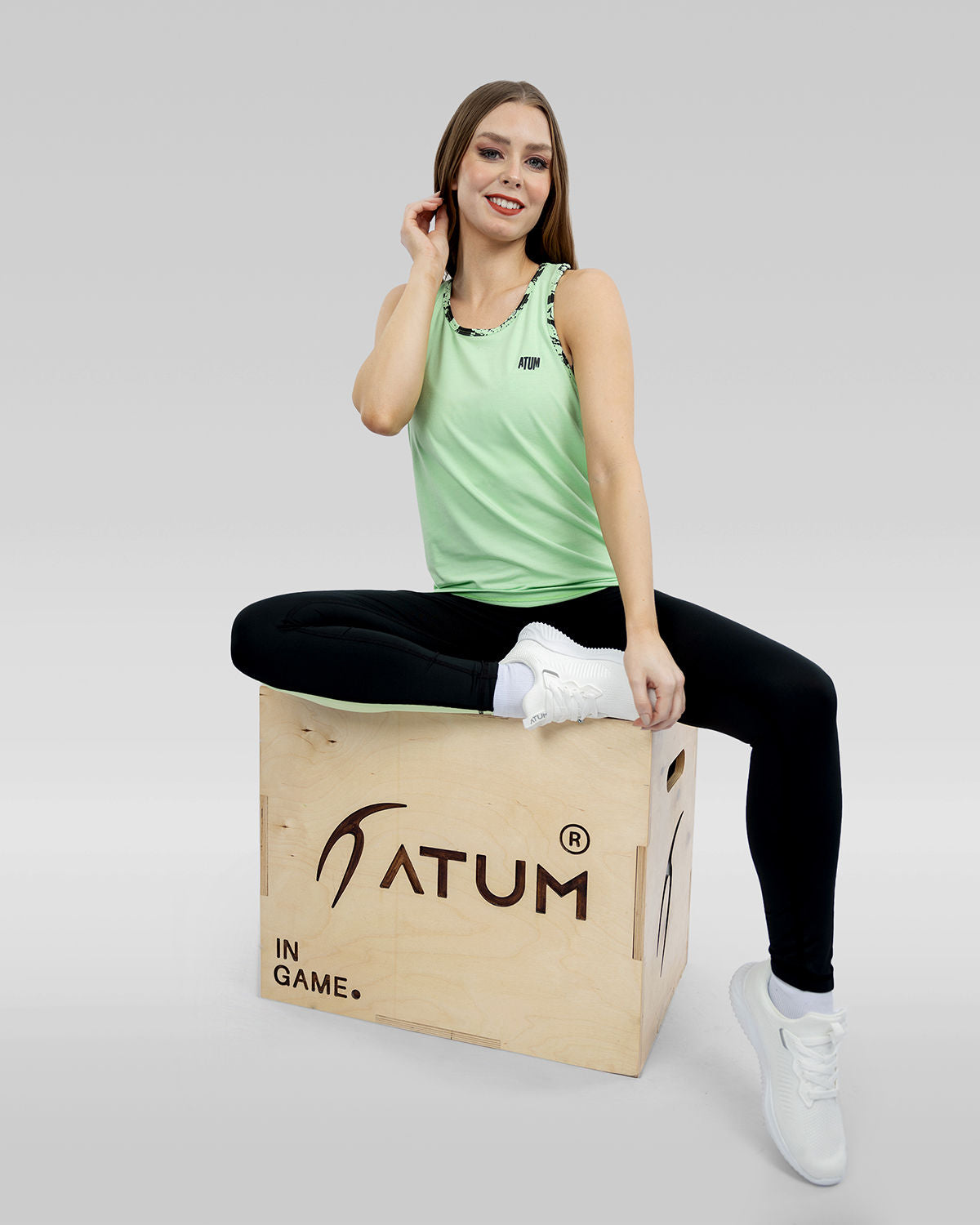 Women's Printed Tank Top-Atum -53612869
