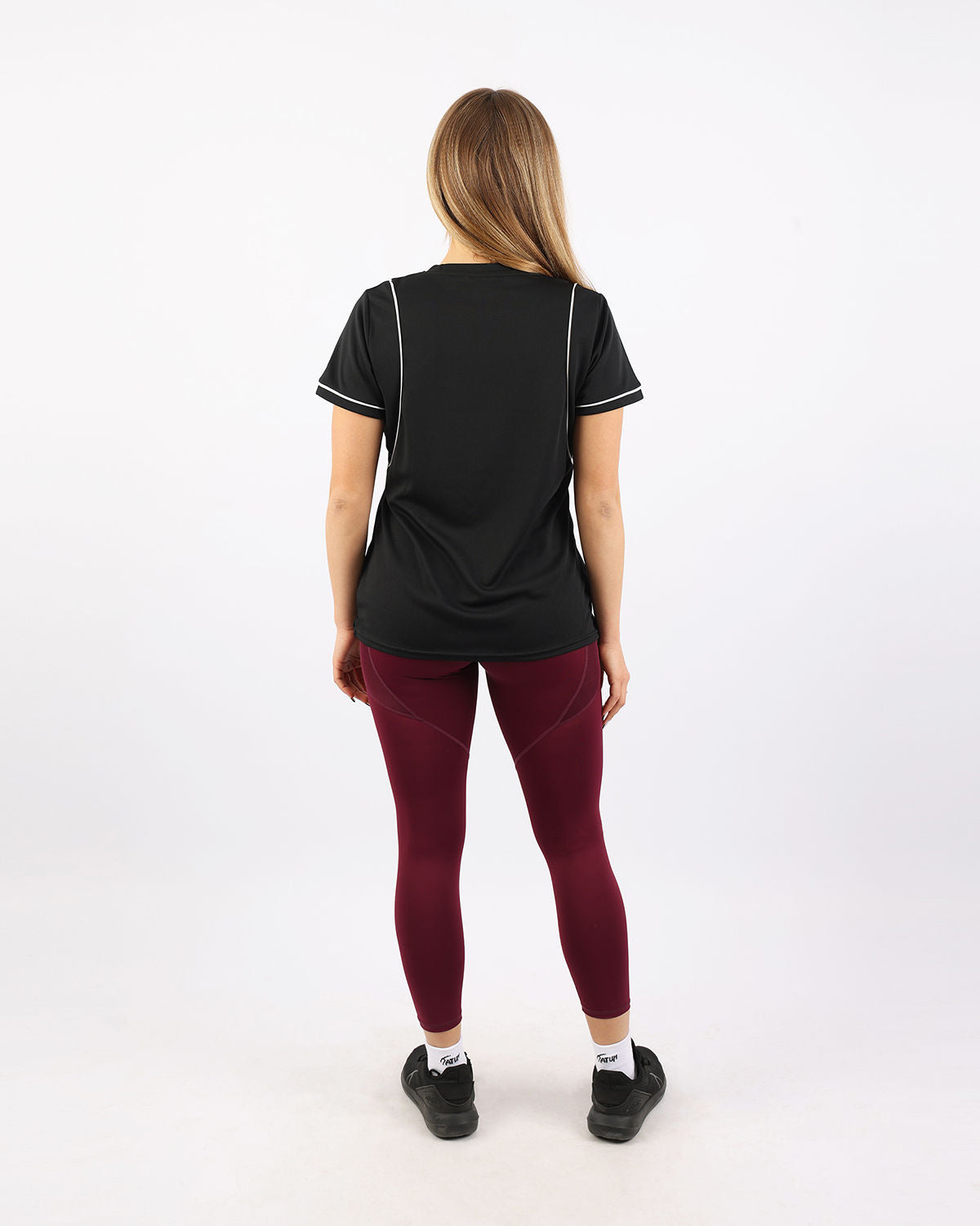 Pocket Flex Capri Bordeaux Leggings-Atum -65994993